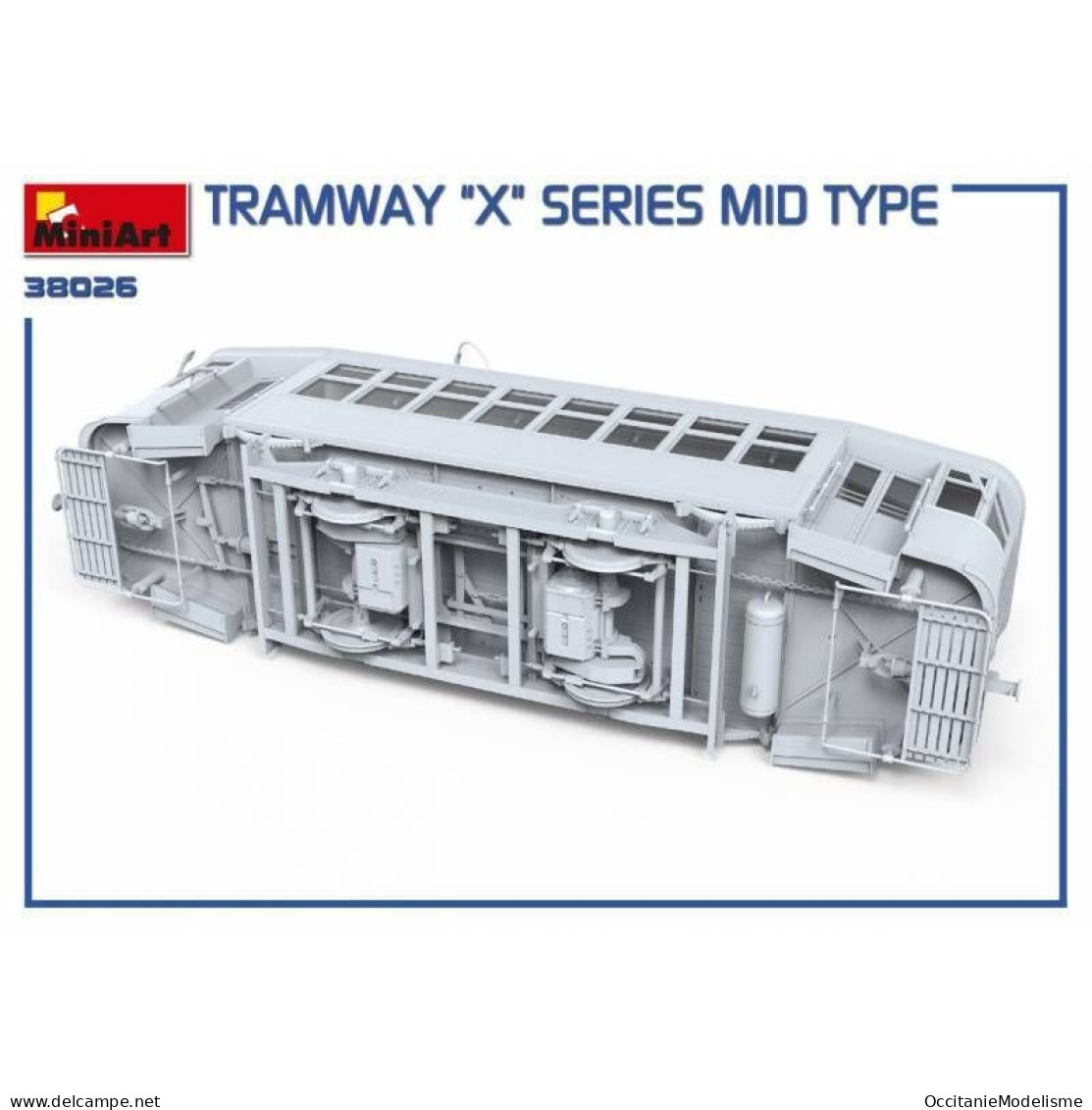 Miniart - TRAMWAY X SERIES Mid type maquette kit plastique réf. 38026 Neuf NBO 1/35