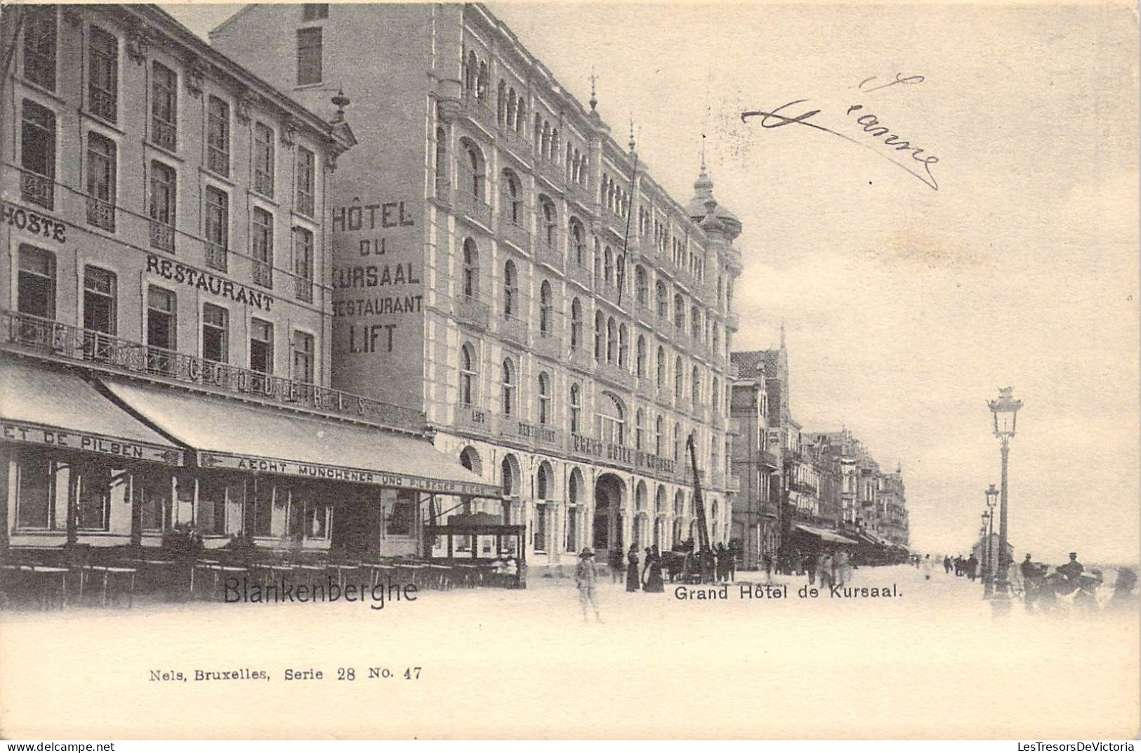 BELGIQUE - BLANKENBERGHE - Grand Hôtel De Kursaal - Edit Nels - Carte Postale Ancienne - Blankenberge