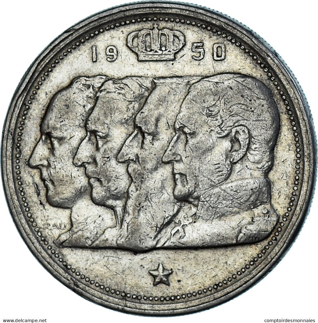 Monnaie, Belgique, Régence Prince Charles, 100 Francs, 100 Frank, 1950 - 100 Franc