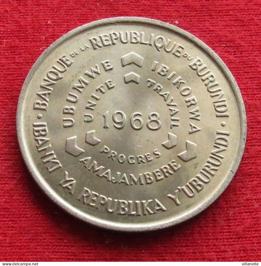 Burundi 10 Francs 1968 FAO F.a.o. UNC ºº - Burundi