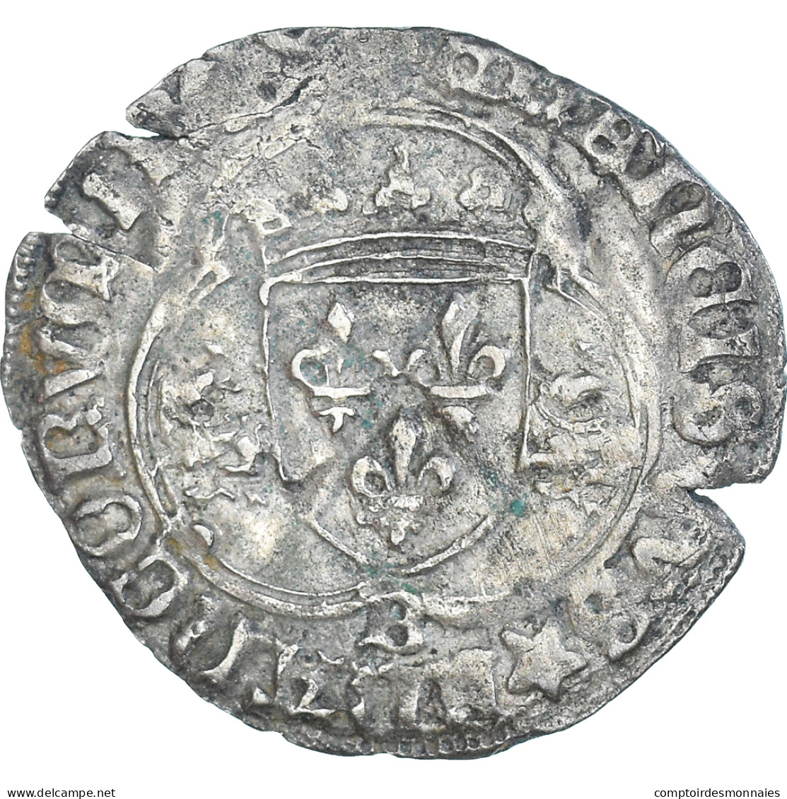 Monnaie, France, François Ier, Douzain Aux Salamandres, 1515-1547, Rouen, Rare - 1515-1547 Frans I