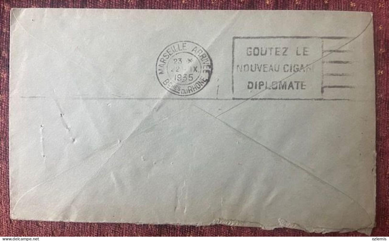 TURKEY,TURKEI,TURQUIE ,ISTANBUL TO FRANCE,MARSEILLE, ,1935 ,COVER - Cartas & Documentos