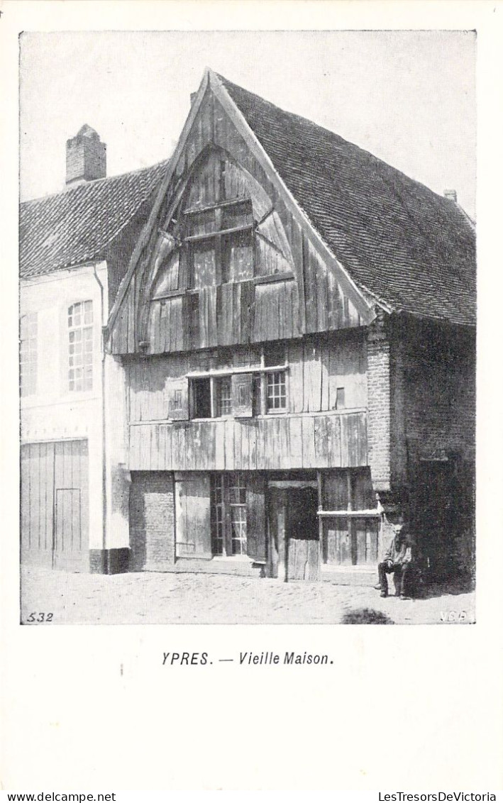 BELGIQUE - YPRES - Vieille Maison -  Carte Postale Ancienne - Ieper