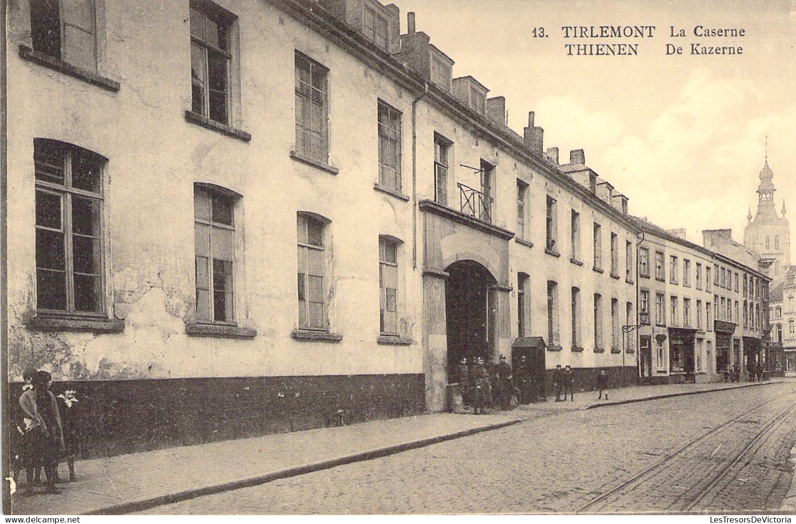 BELGIQUE - Tirlemont - La Caserne - Militaria -  Carte Postale Ancienne - Tienen
