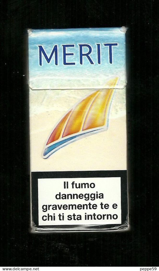 Tabacco Pacchetto Di Sigarette Italia - Merit 2 Estate Da 10 ( Vuoto ) - Etuis à Cigarettes Vides