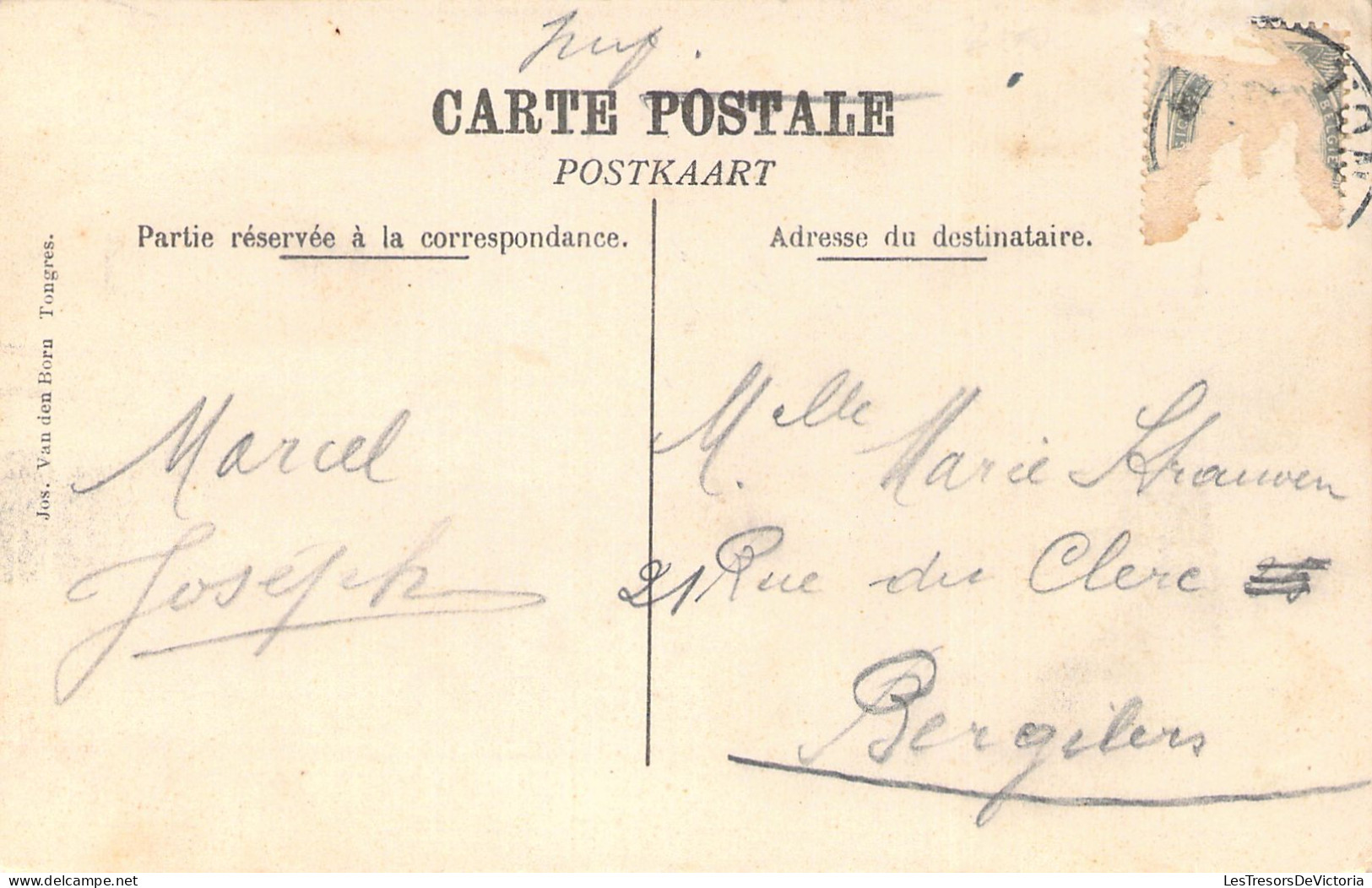BELGIQUE - TONGRES - Cloître -  Carte Postale Ancienne - Tongeren
