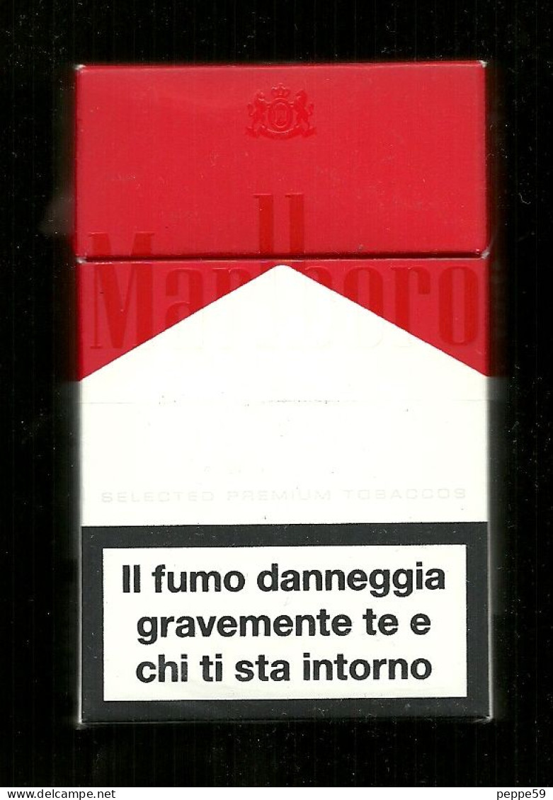 Tabacco Pacchetto Di Sigarette Italia - Malboro 3 2014 Da 20 Pezzi N.2  ( Vuoto ) - Etuis à Cigarettes Vides