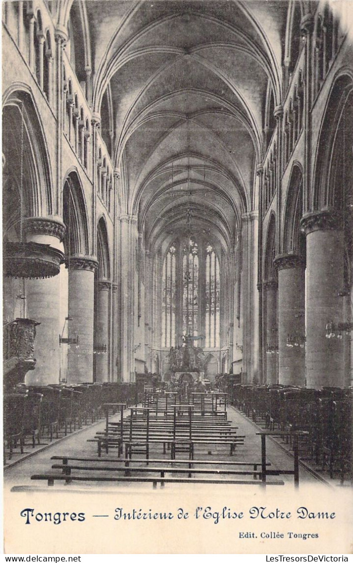 BELGIQUE - TONGRES - Intérieur De L'église ND -  Carte Postale Ancienne - Tongeren