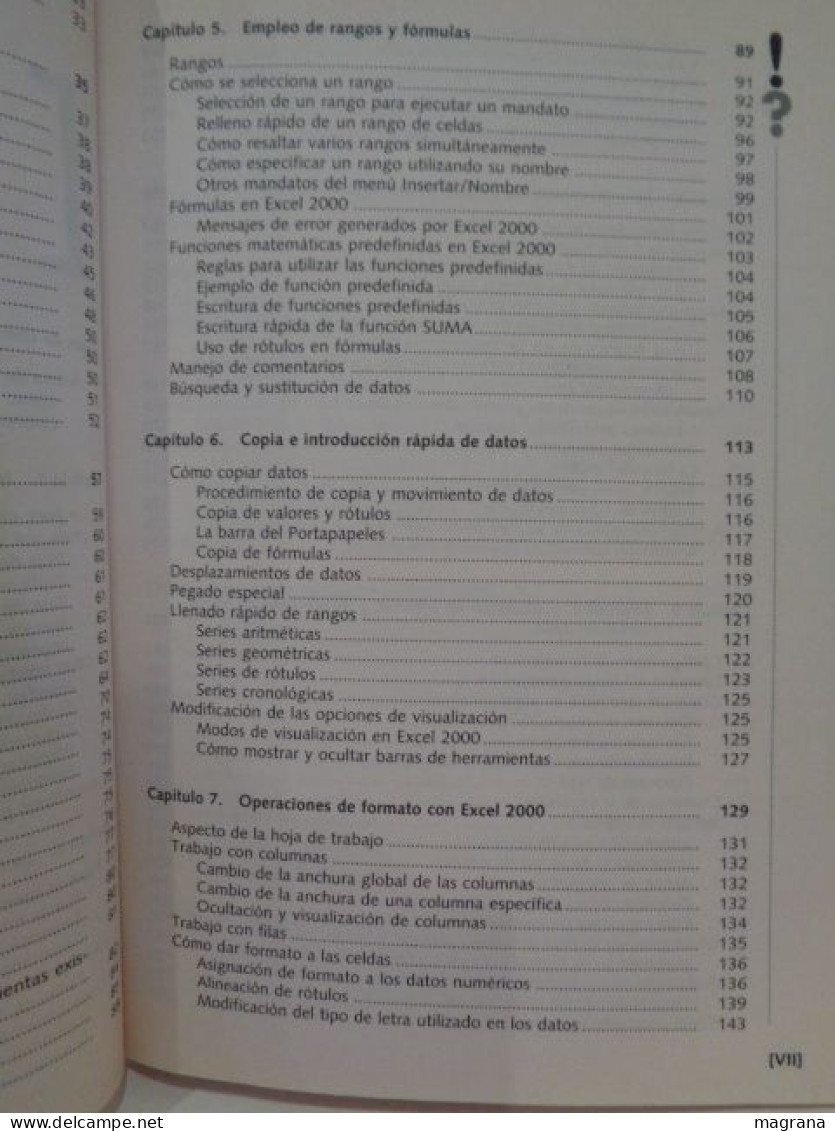 Microsoft Excel 2000. Iniciación Y Referéncia. Jorge Rodríguez Vega. Mc Graw Hill. Osborne. 1999. 360 Pp. - Informatique Et Internet