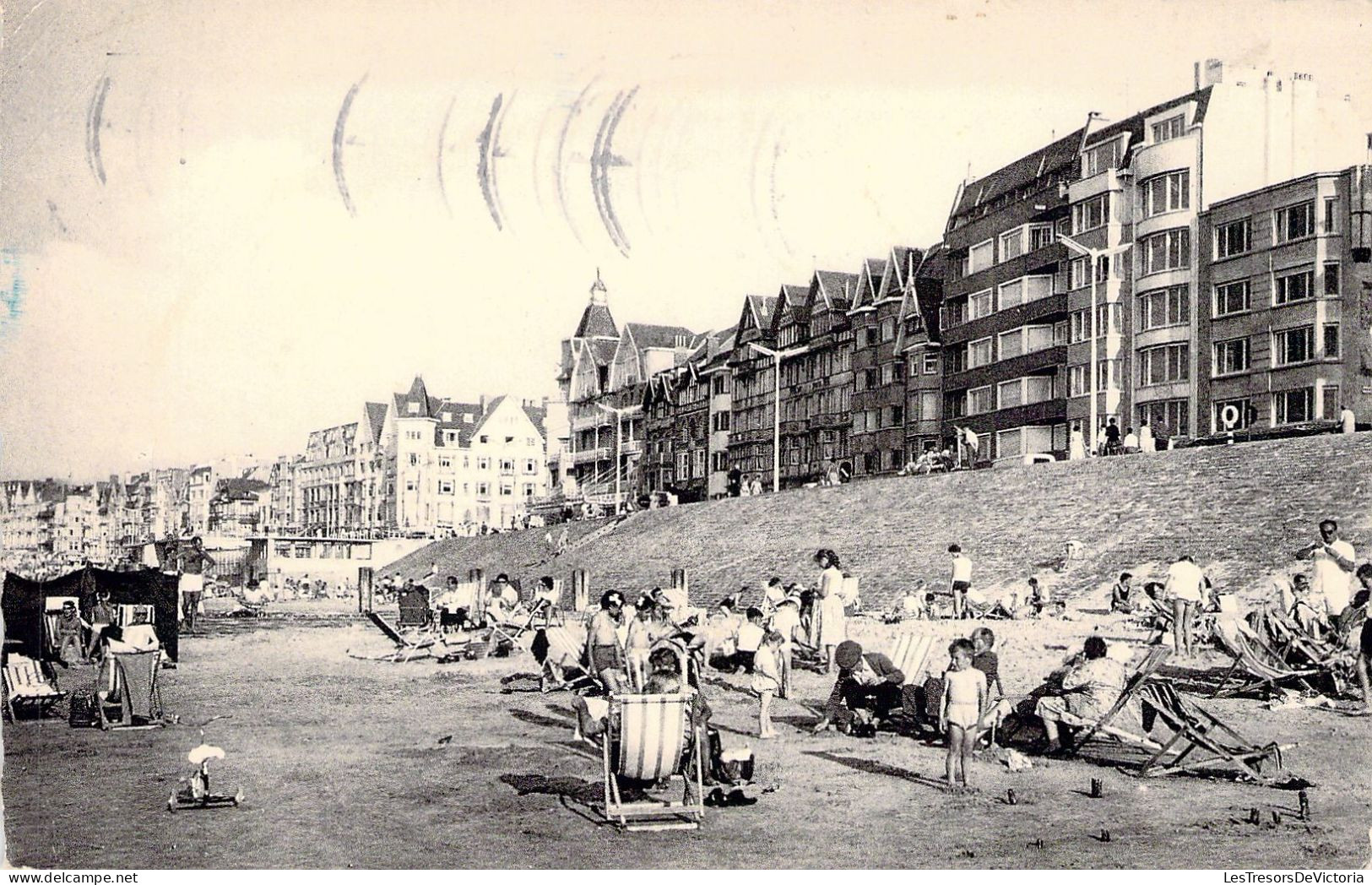 BELGIQUE - KNOKKE - La Plage -  Carte Postale Ancienne - Knokke