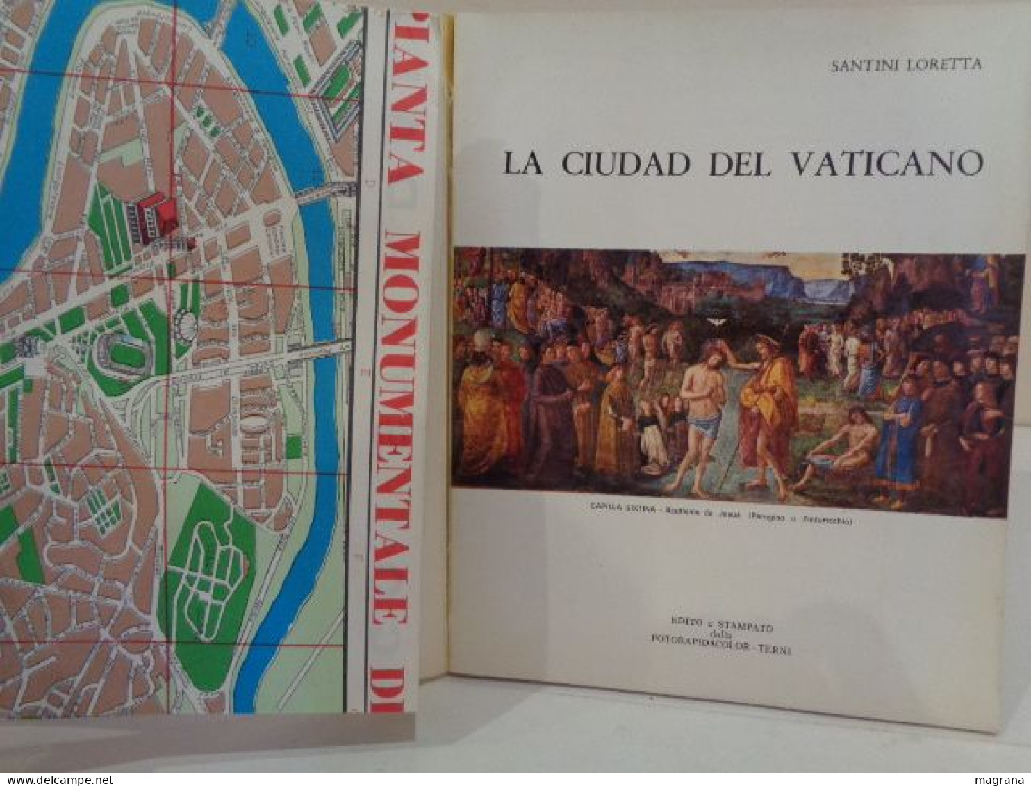 Ciudad Del Vaticano. Santini Loretta. Edizioni Fotorapidacolor. 1971. 127 Pp. Idioma: Español. - Histoire Et Art