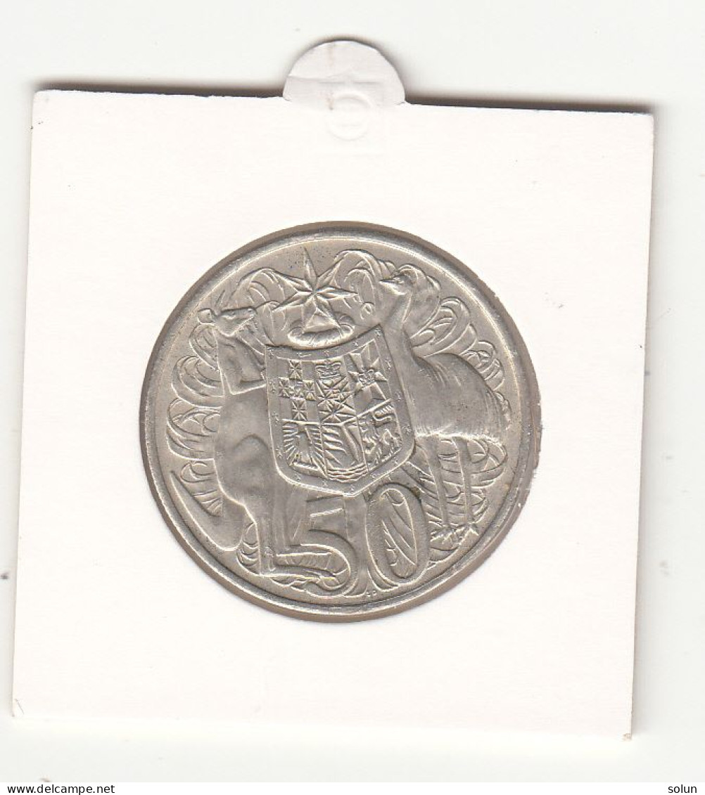 50 CENTS 1966 AUSTRALIA   SILVER COIN - 50 Cents