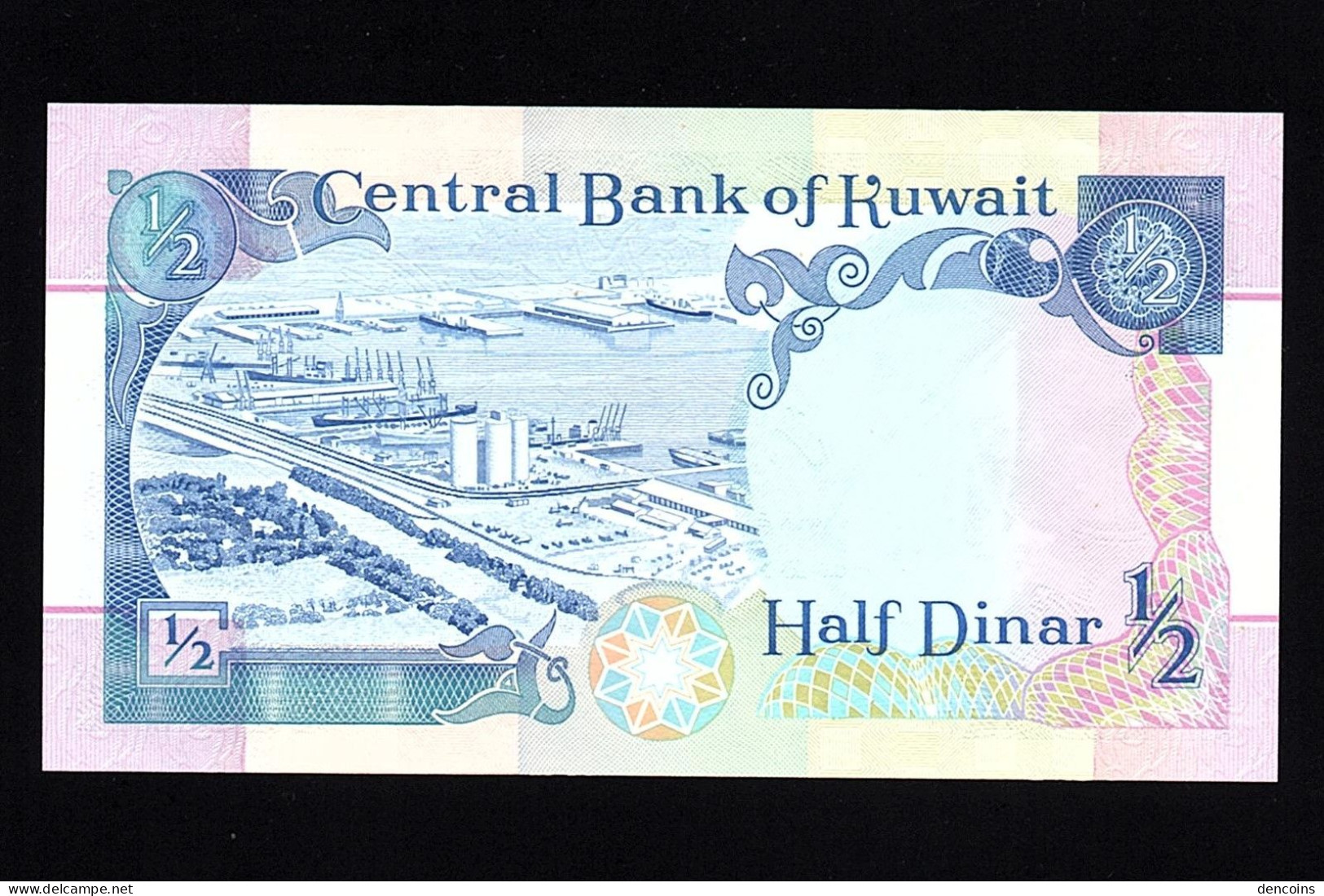 KUWAIT  P-18  1/2 DINAR  L.1968 (1992)   UNC  NEUF  SIN CIRCULAR - Koweït