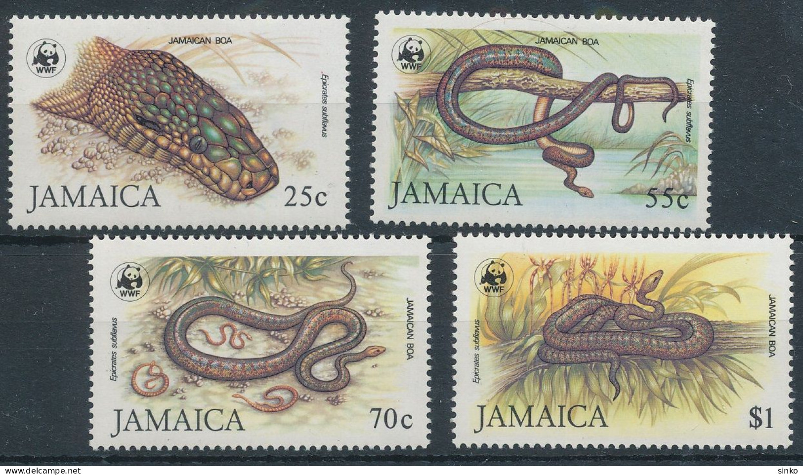 1984. Jamaica - Reptiles - Serpents