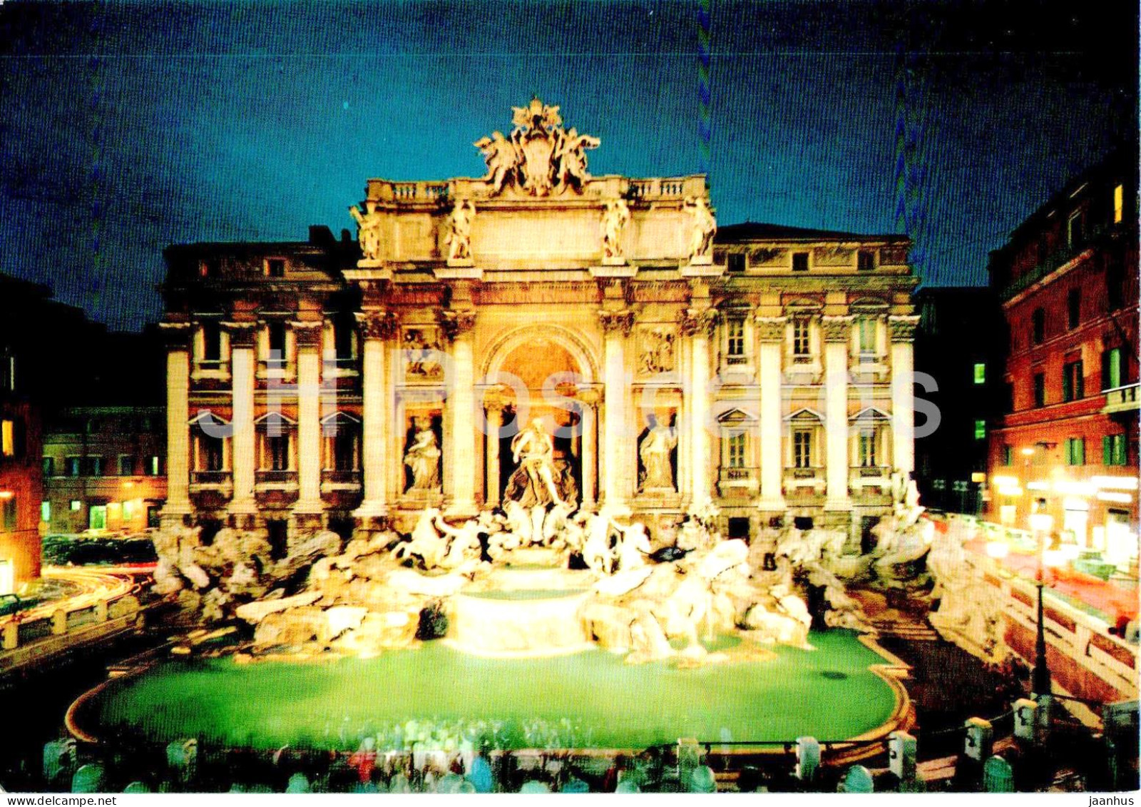 Roma - Rome - Fontana Di Trevi - Trevi Fountain - Night View - 50/214 - Italy - Unused - Fontana Di Trevi