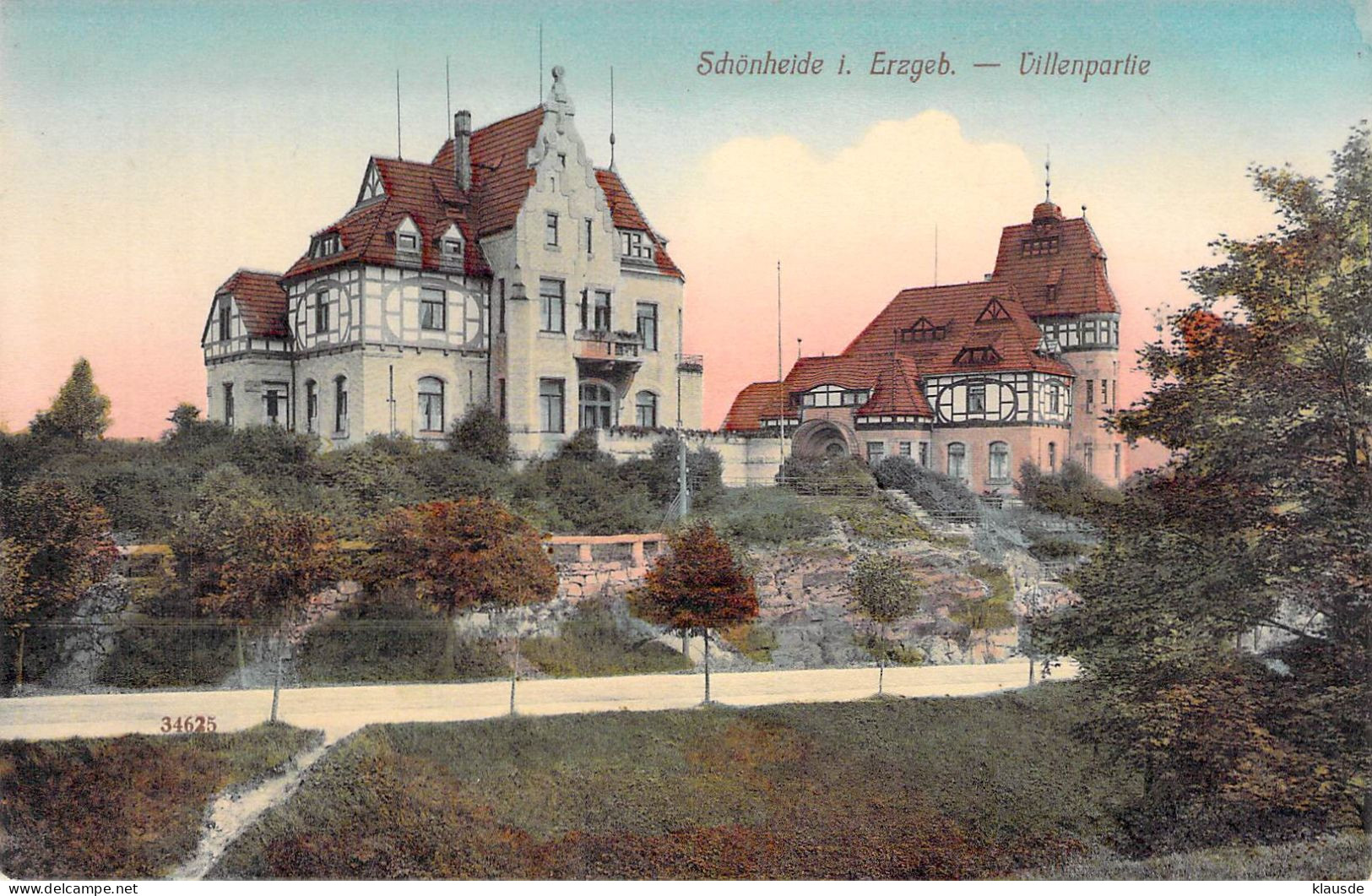 Schönheide I.Erzgeb.-Villenpartie 1911 - Schönheide