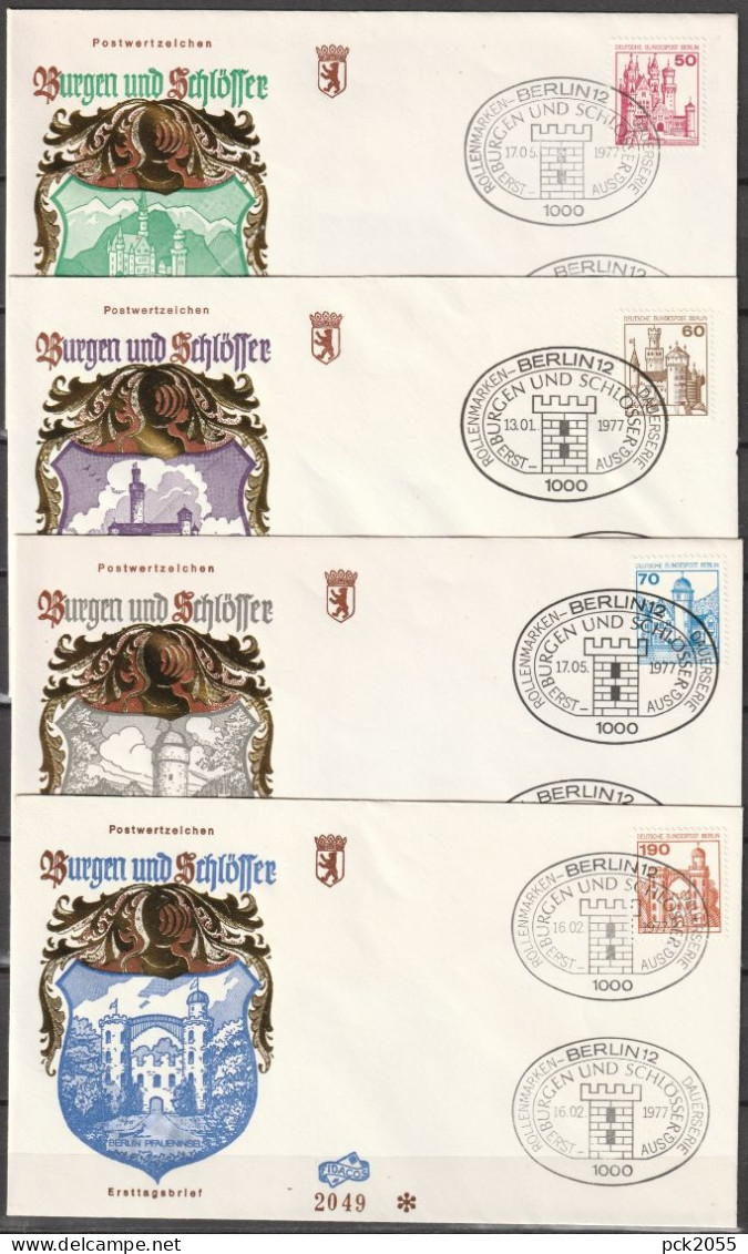 Berlin FDC Jahrgang 1977 Mi-Nr. 532 - 560 Komplett 20 Schmuck-FDC  Lesen ( K 135 )  Günstige Versandkosten - 1971-1980