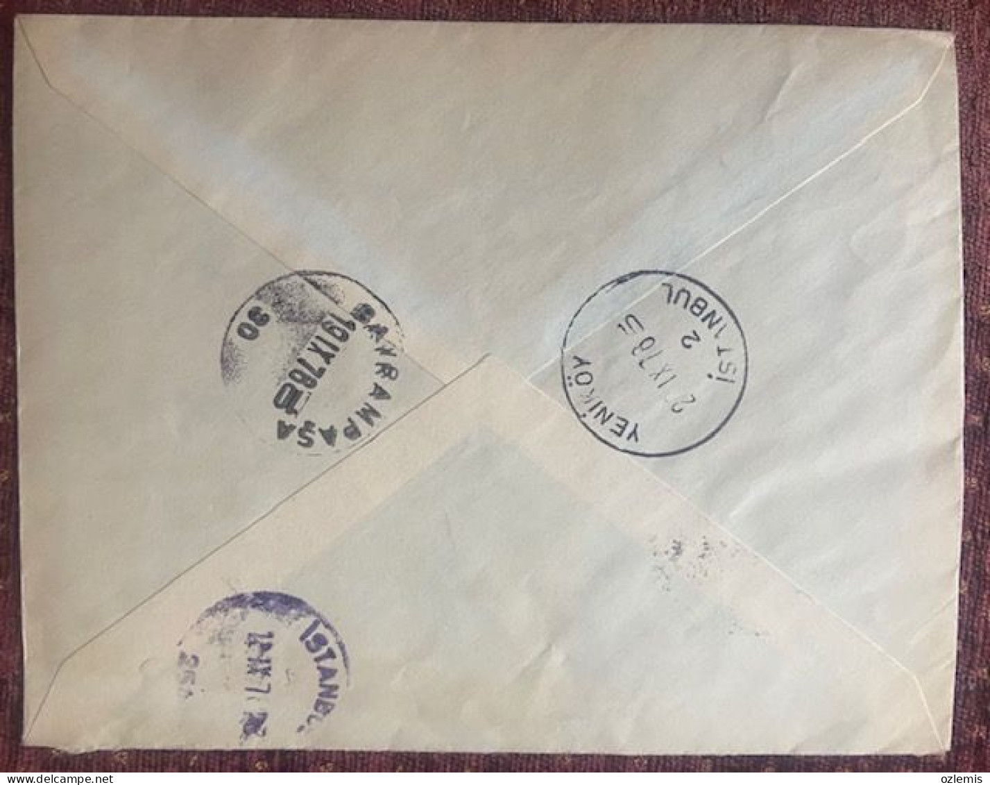 TURKEY,TURKEI,TURQUIE , ISTANBUL, YENIKOY TO BAYRAMPASA,1978  ,COVER - Lettres & Documents