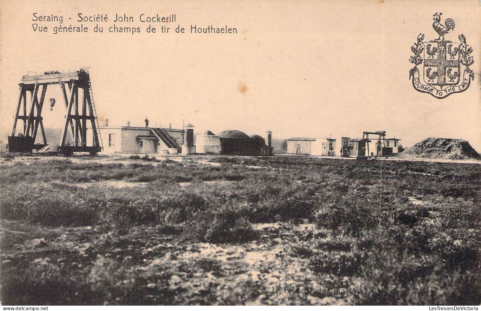 BELGIQUE - SERAING - Société John Cokerill - Vue Générale Du Champs De Tir De Houthaelen -  Carte Postale Ancienne - Seraing