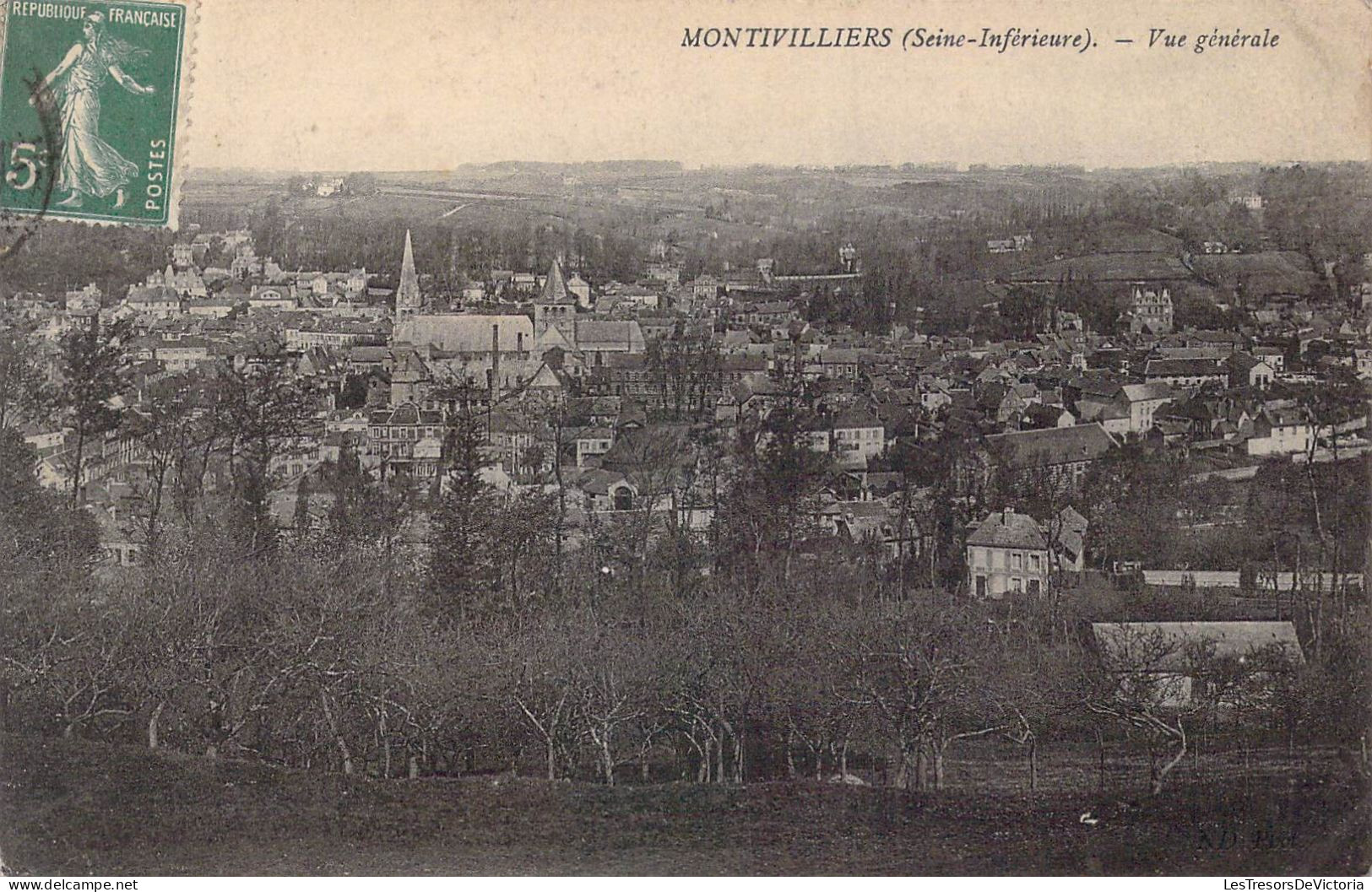 FRANCE - 76 - Montivilliers - Vue Générale - Carte Postale Ancienne - Montivilliers