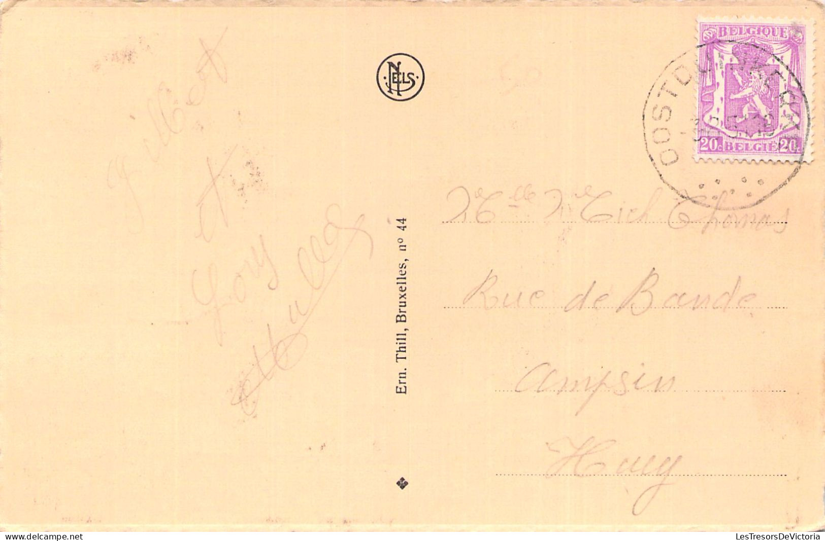 BELGIQUE - Oostduinkerke - La Péniche - Voiture -  Carte Postale Ancienne - Oostduinkerke