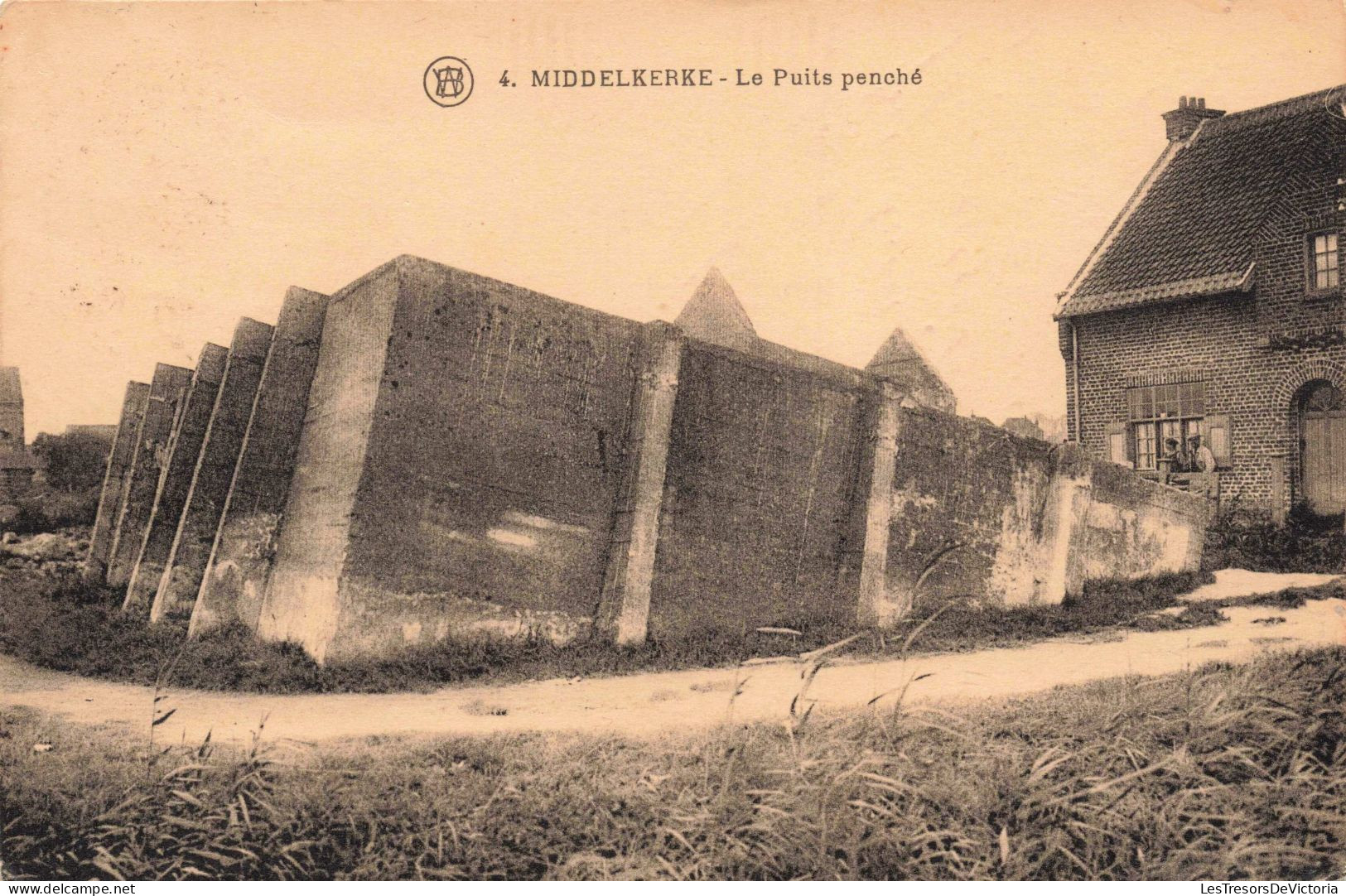 BELGIQUE - MIDDELKERKE - Le Puits Penché - Carte Postale Ancienne - Middelkerke