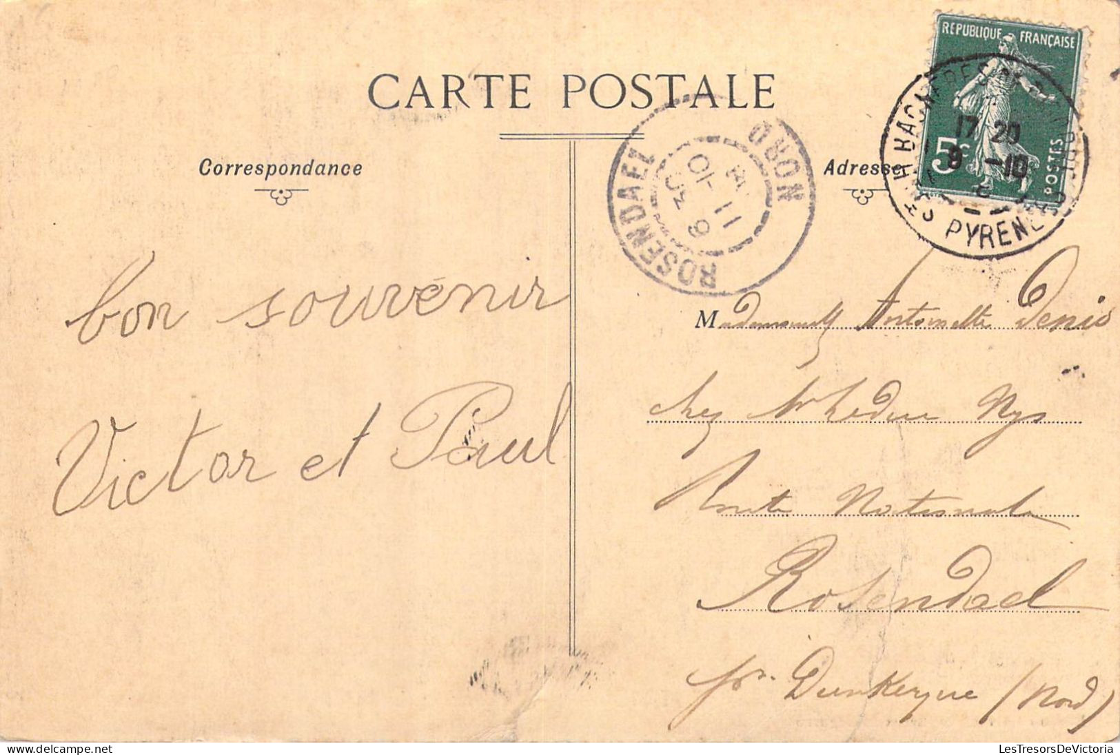 FRANCE - 65 - Bagnères-de-Bigorre - Thermes De Salut - Carte Postale Ancienne - Bagneres De Bigorre