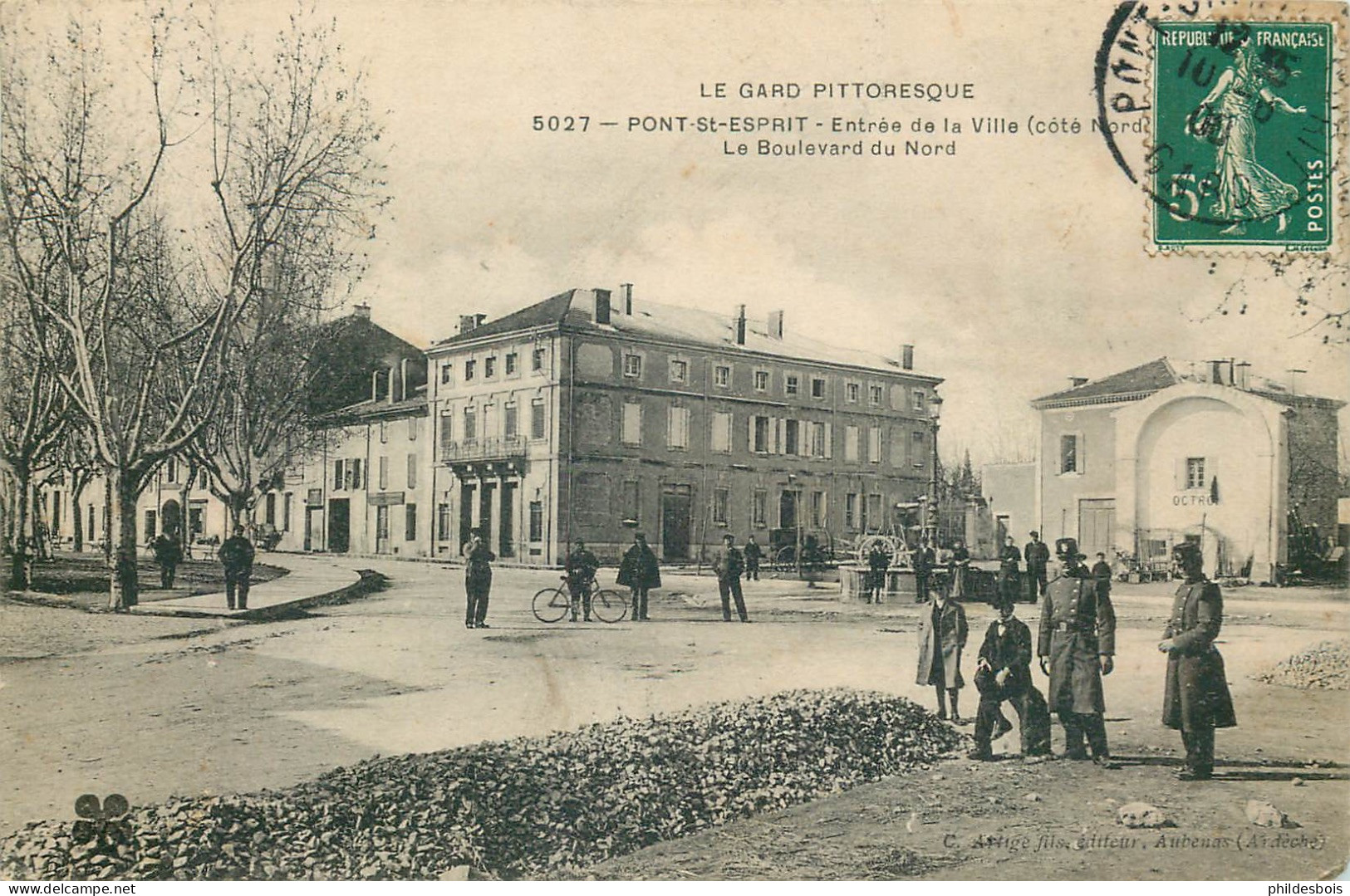 GARD  PONT-SAINT-ESPRIT  Entrée De La Ville  Boulevard Du Nord - Pont-Saint-Esprit