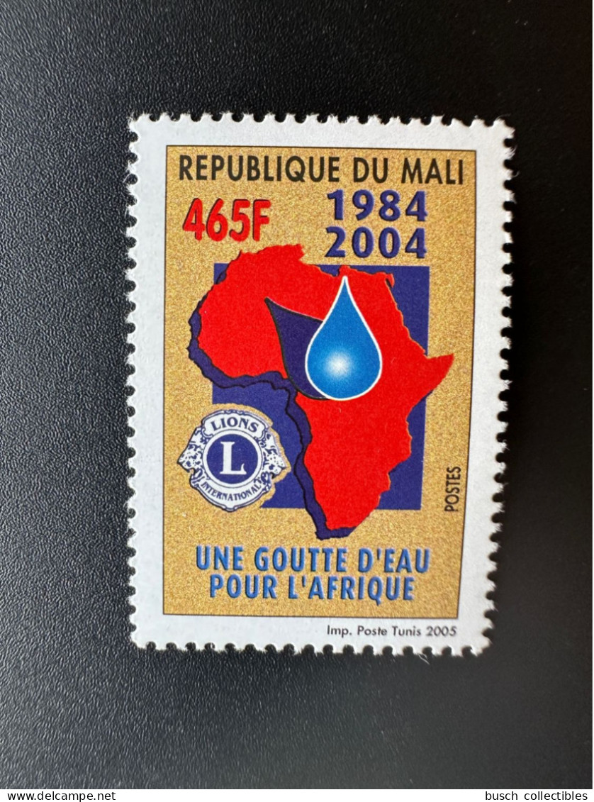 Mali 2005 Mi. 2622 Une Goutte D'eau Pour L'Afrique Water Wasser Lions International Map Karte Carte - Mali (1959-...)