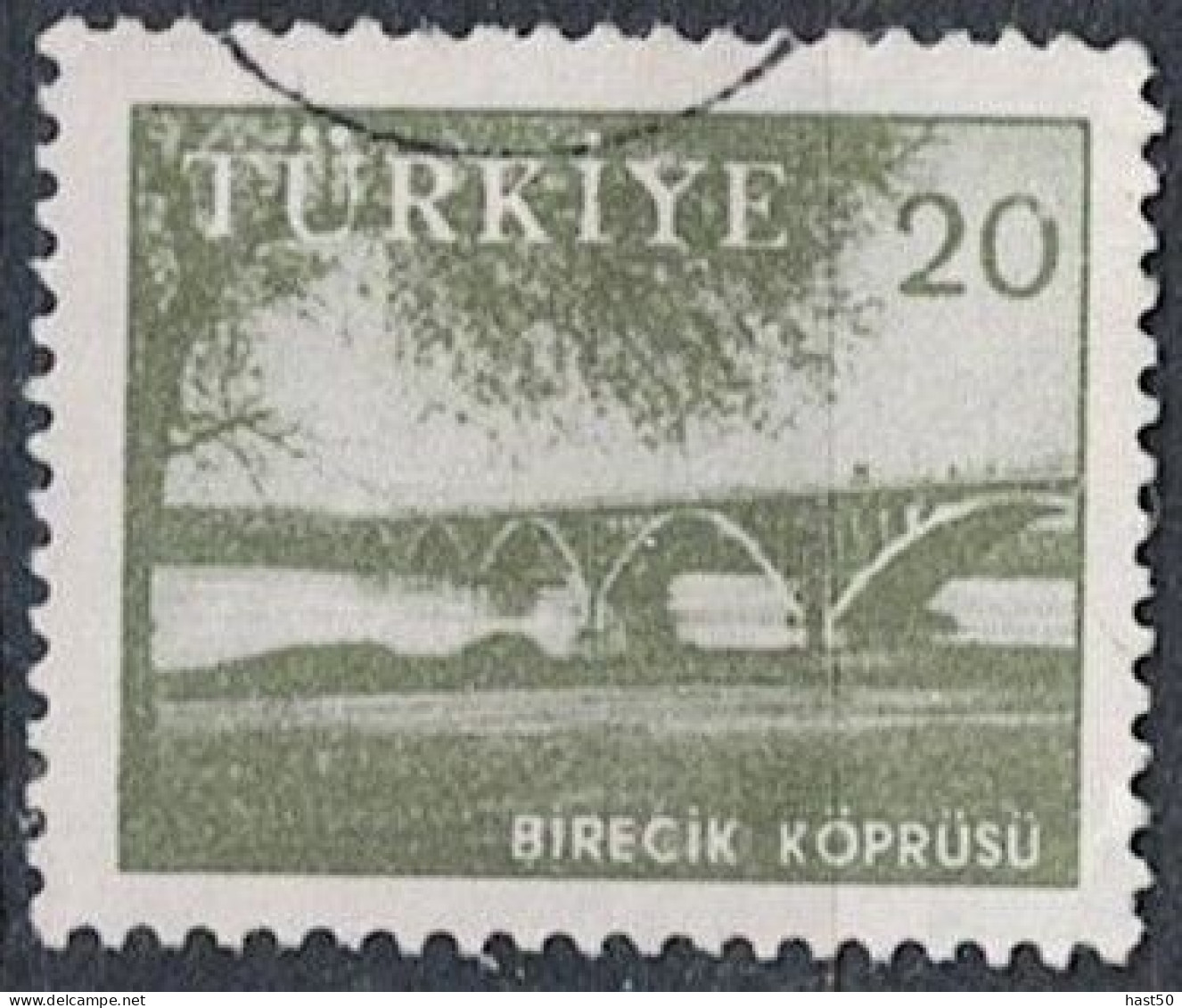 Türkei Turkey Turquie - Brücke Birecik (MiNr: 1701 C) 1959 - Gest Used Obl - Usati