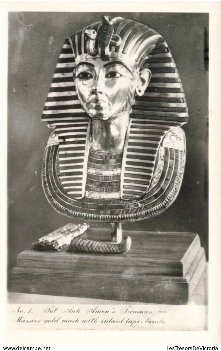 ARTS - Sculpture - Buste De Pharaon - Carte Postale Ancienne - Sculpturen