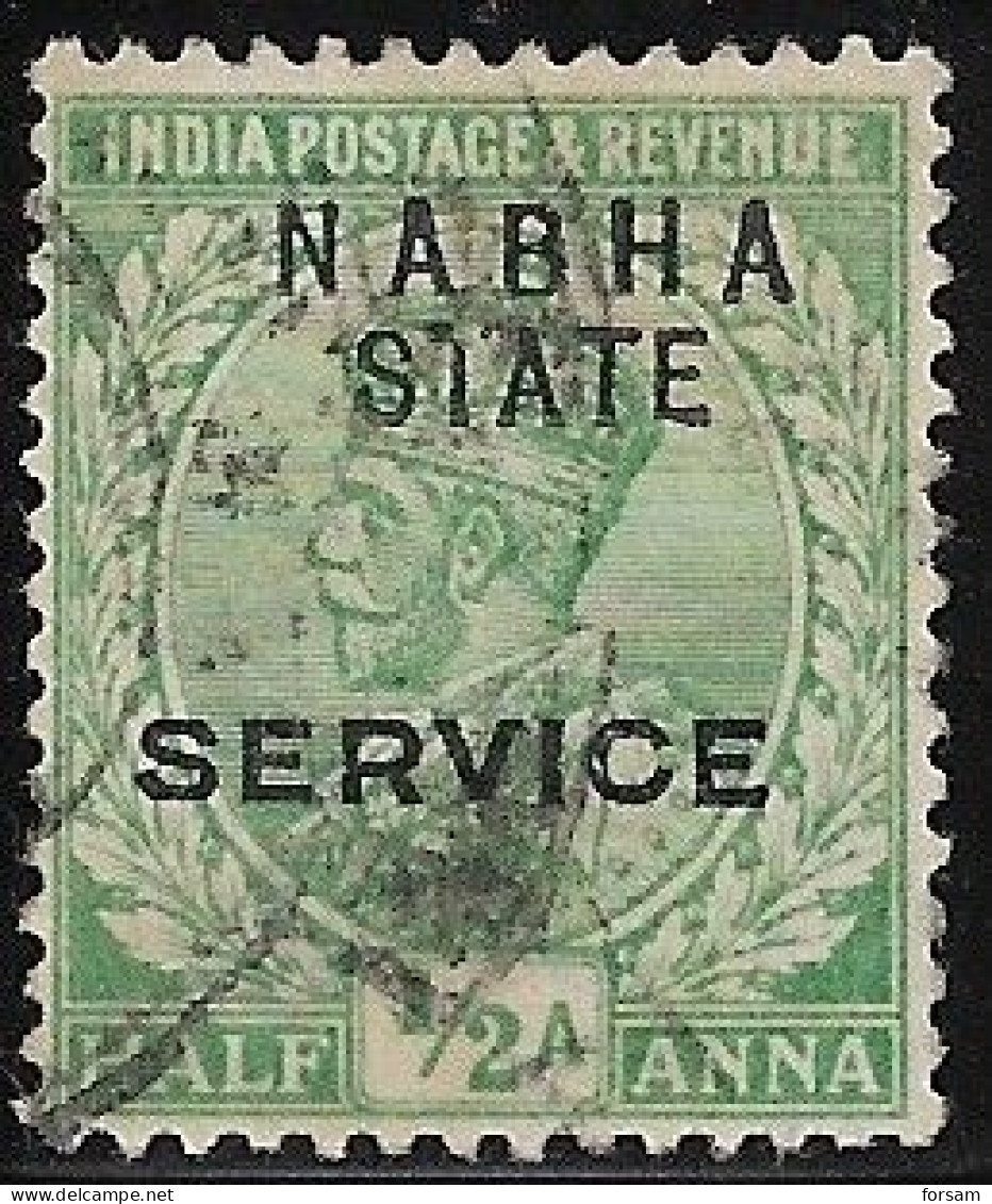 INDIA (NABHA)..1913..Michel # 28...used. - Nabha