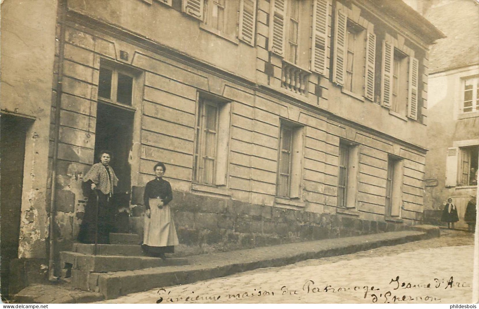 EURE ET LOIR  EPERNON (carte Photo)  Maison Du Patronage Jeanne D'Arc - Epernon