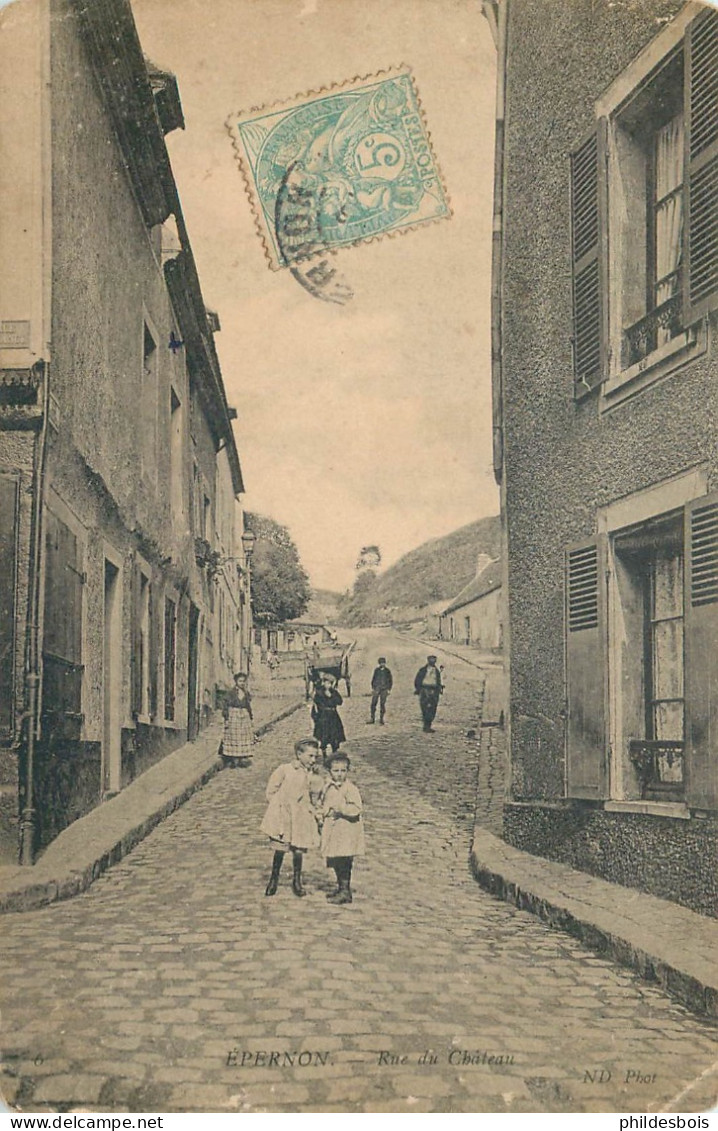 EURE ET LOIR  EPERNON  Rue Du Chateau - Epernon