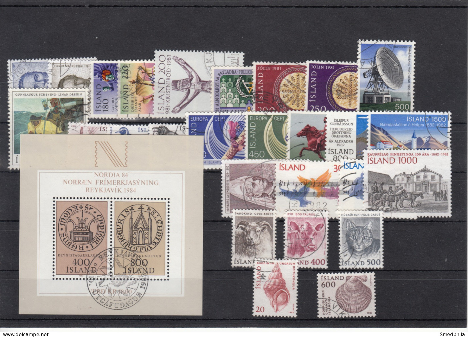 Iceland 1981-1982 - Full Years Used - Années Complètes