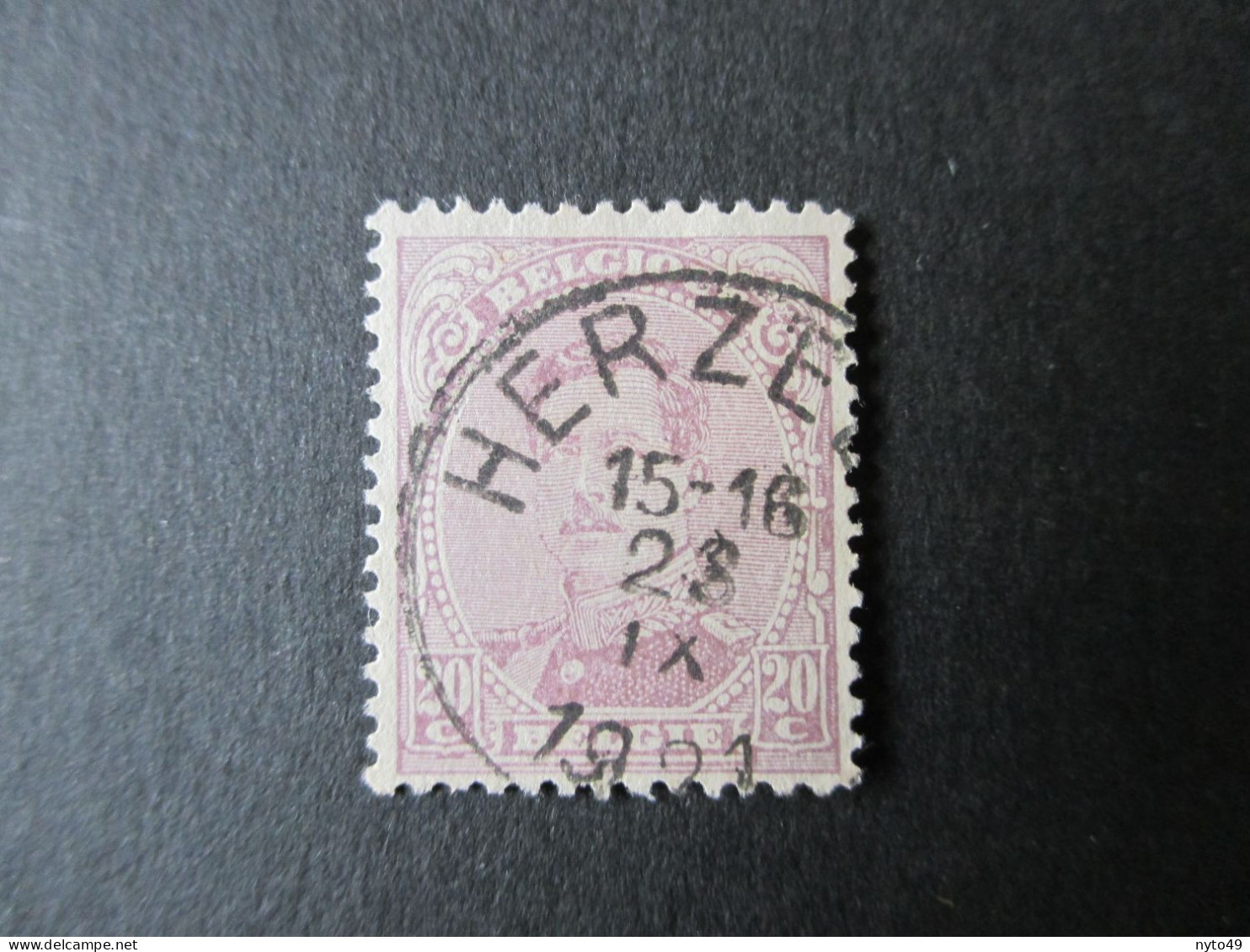 Nr 140 -  Centrale Stempel Herzele - 1915-1920 Albert I