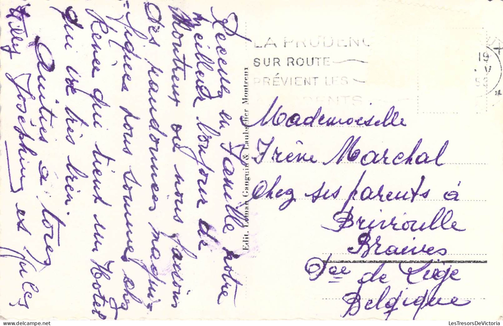 SUISSE - Montreux-Clarens - Vue Générale - Carte Postale Ancienne - Montreux