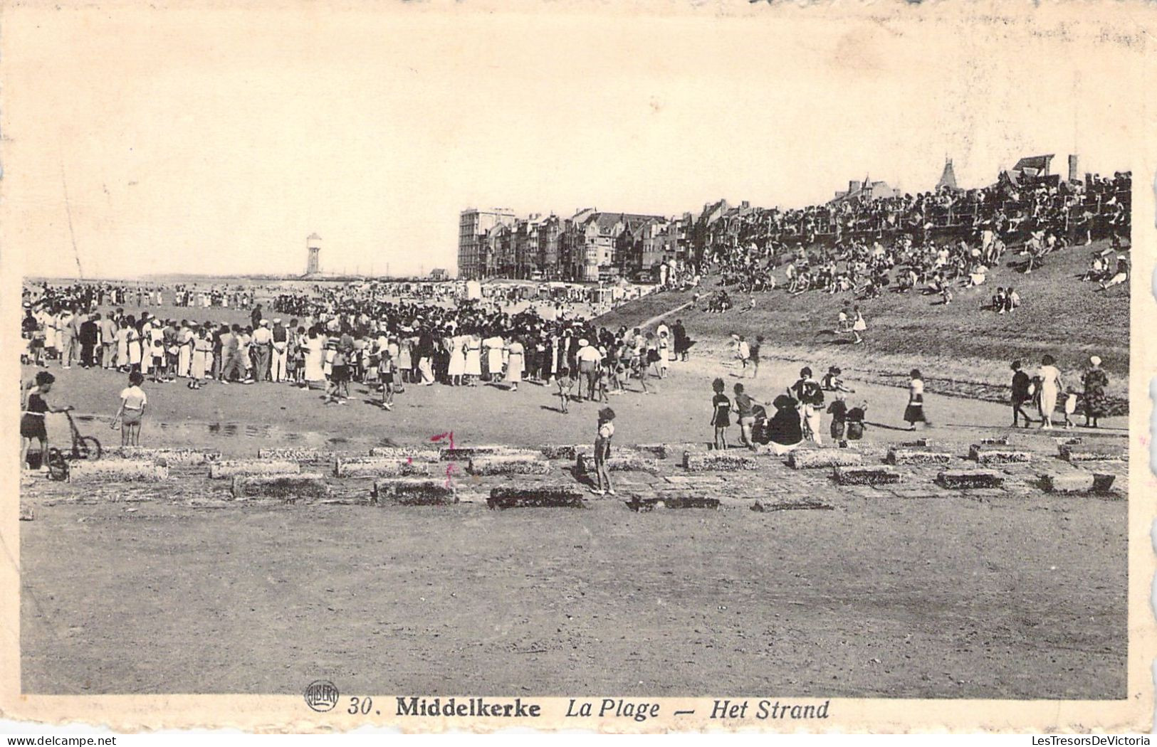 BELGIQUE - MIDDELKERKE - La Plage - Carte Postale Ancienne - Middelkerke