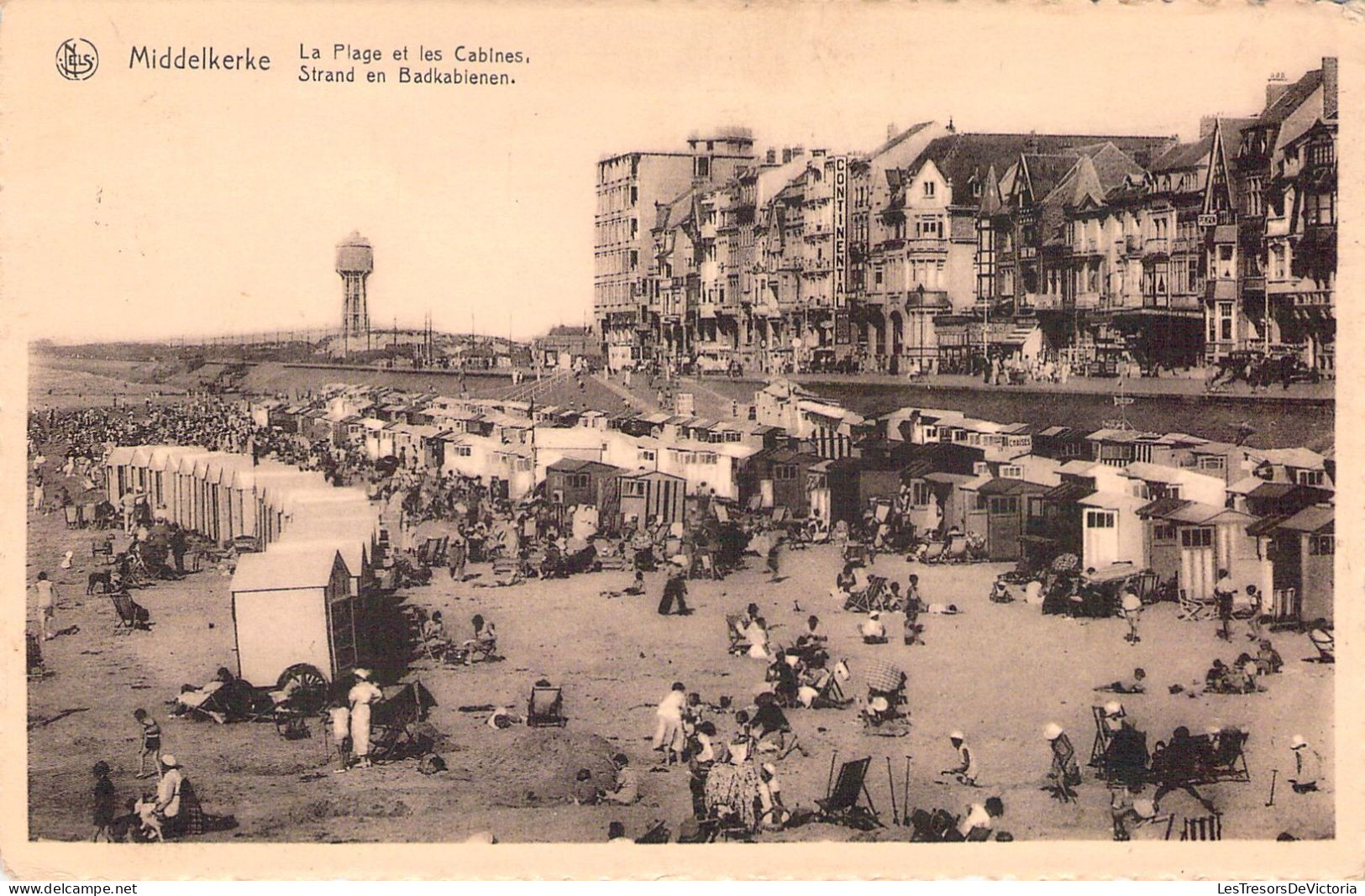 BELGIQUE - MIDDELKERKE - La Plage Et Les Cabines - Carte Postale Ancienne - Middelkerke