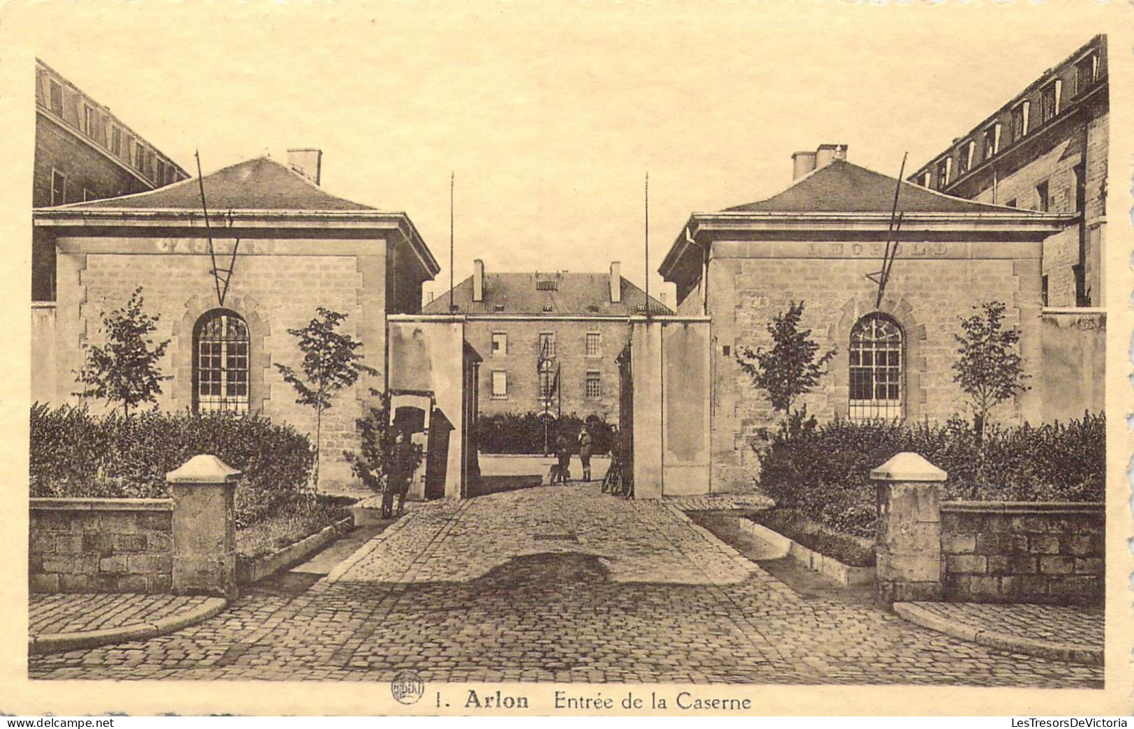 BELGIQUE - Arlon - Entrée De La Caserne - Carte Postale Ancienne - Arlon