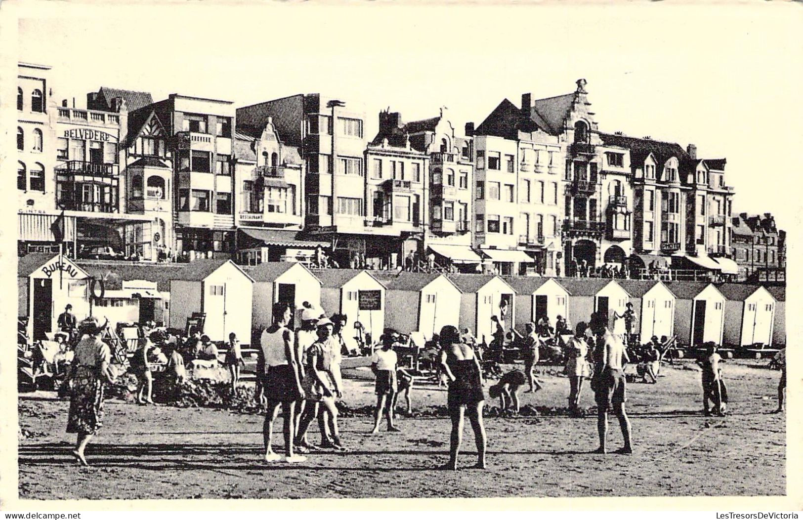 BELGIQUE - MIDDELKERKE - La Plage Et La Digue - Carte Postale Ancienne - Middelkerke