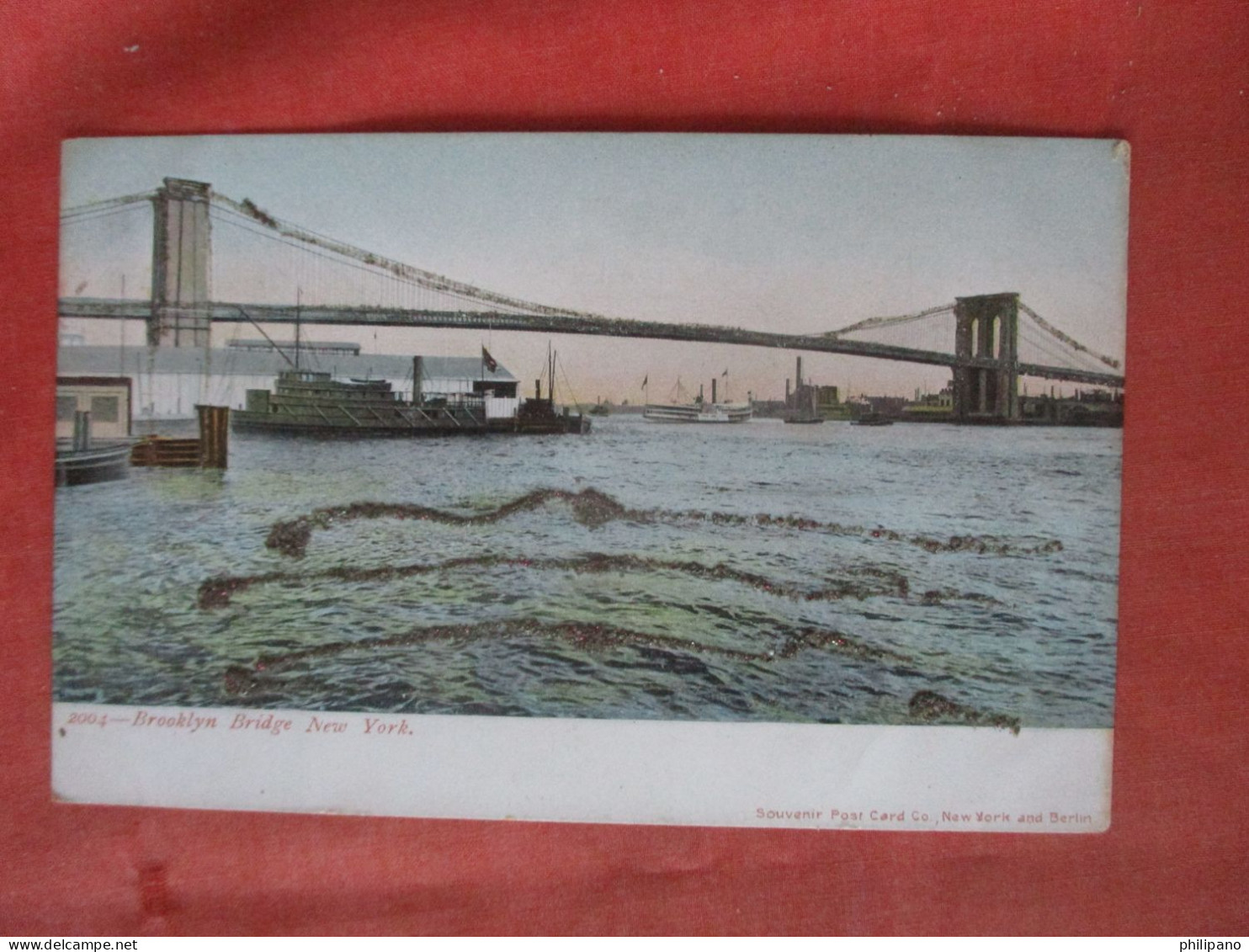Glitter Added.   Brooklyn   Bridge     New York > New York City  >  Ref 6136 - Brooklyn
