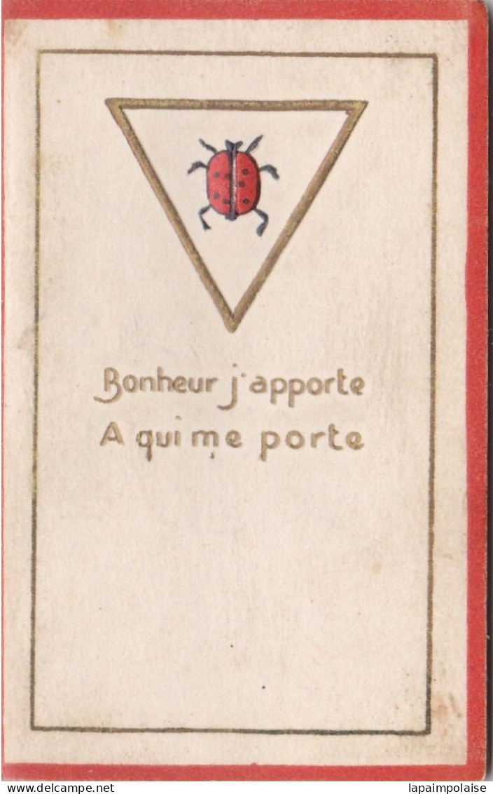 Ancien Petit Calendrier 1937 Papeterie Du Grand Théâtre Lyon  " Bonheur J'apporte A Qui Me Porte " Réf 25249 - Petit Format : 1921-40