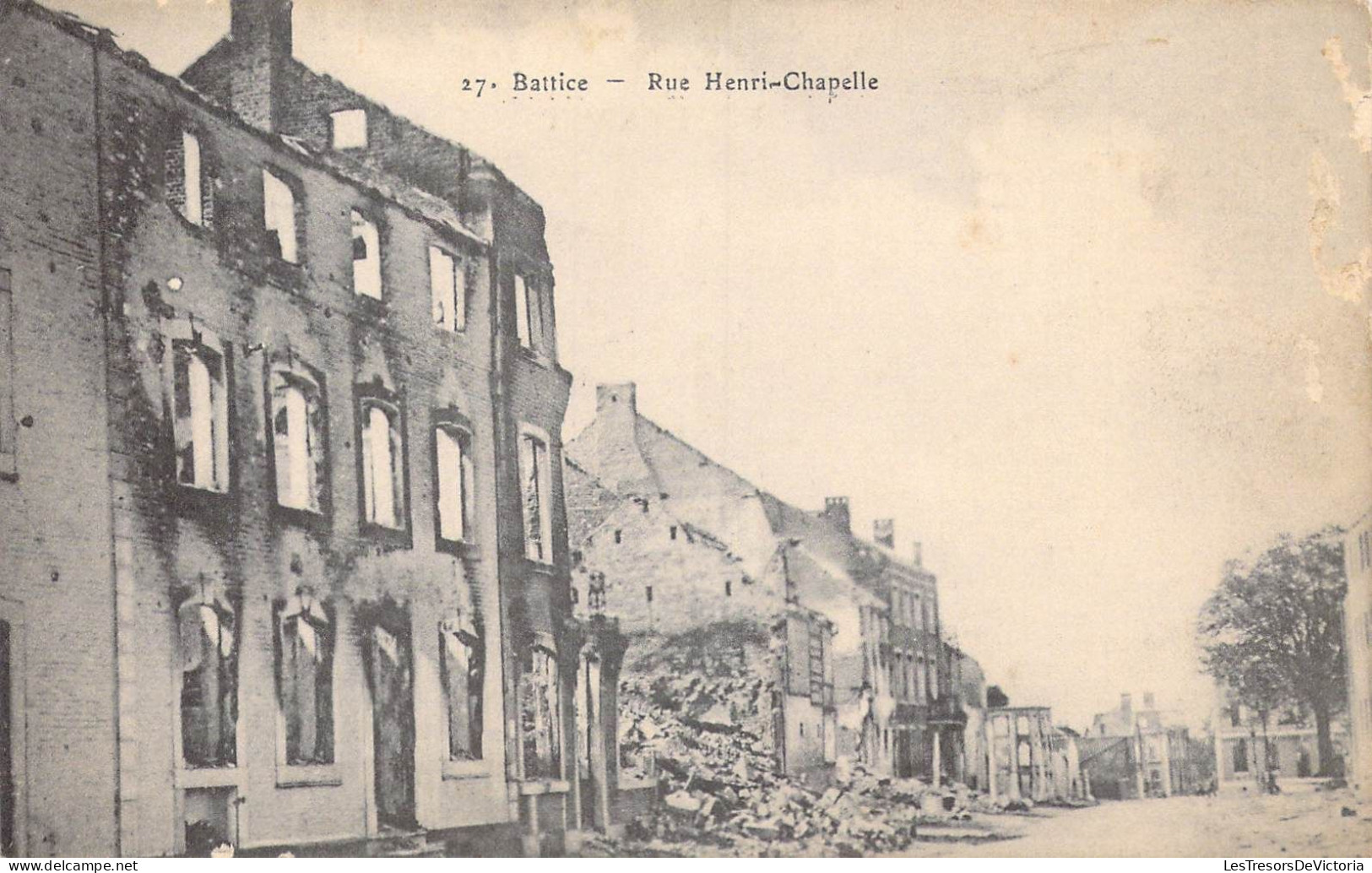 BELGIQUE - Battice - Rue Henri-Chapelle - Carte Postale Ancienne - Herve