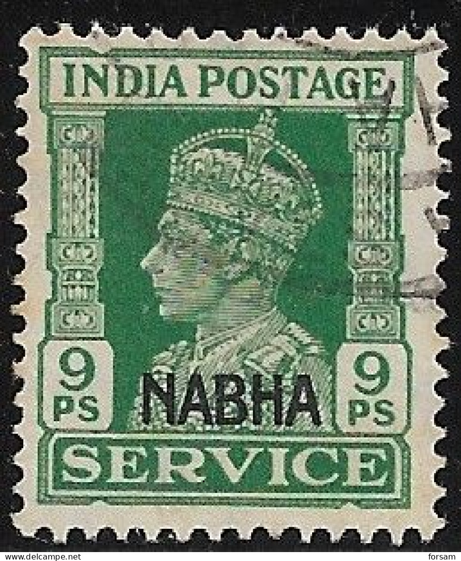 INDIA (NABHA)..1940..Michel # 43...used. - Nabha