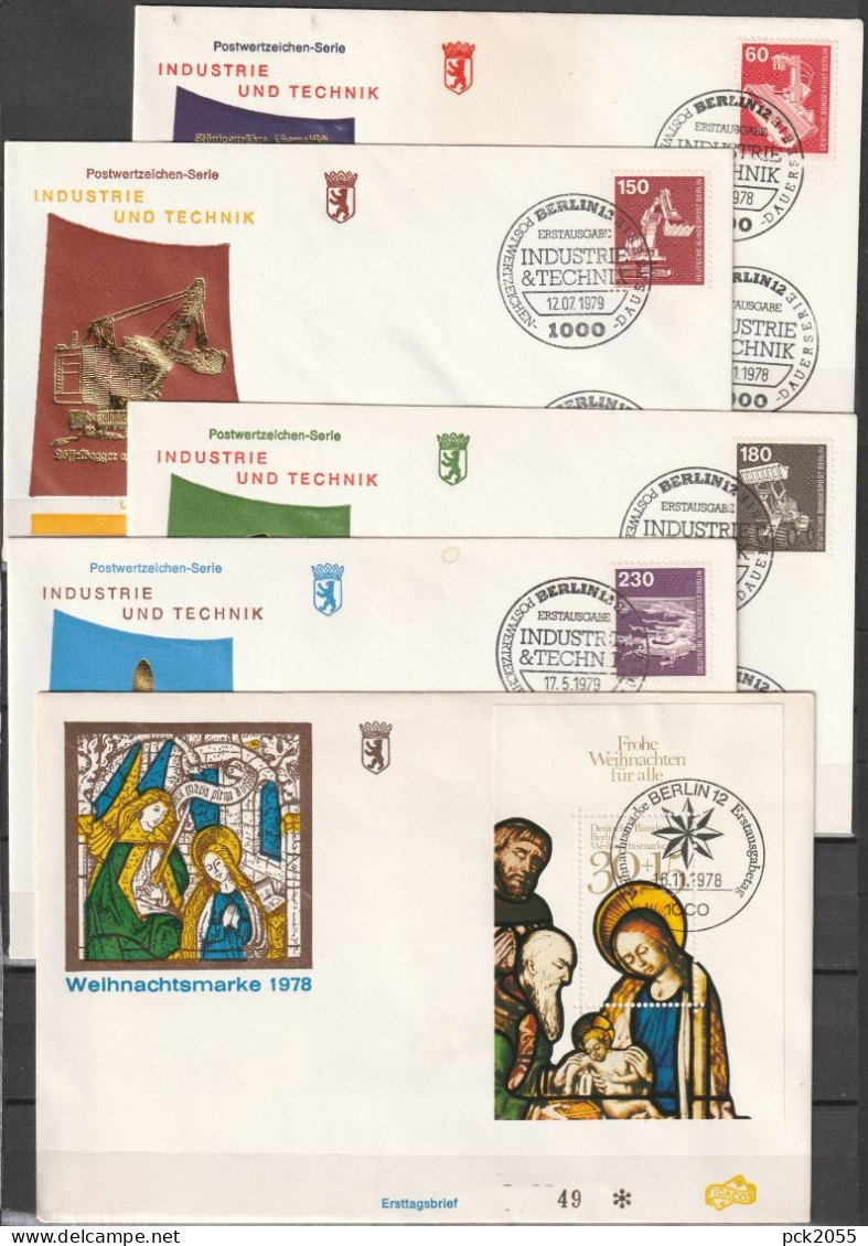 Berlin FDC Jahrgang 1978 Mi-Nr. 561 - 590 Komplett 21 Schmuck-FDC  Lesen ( K 136  )  Günstige Versandkosten - 1971-1980