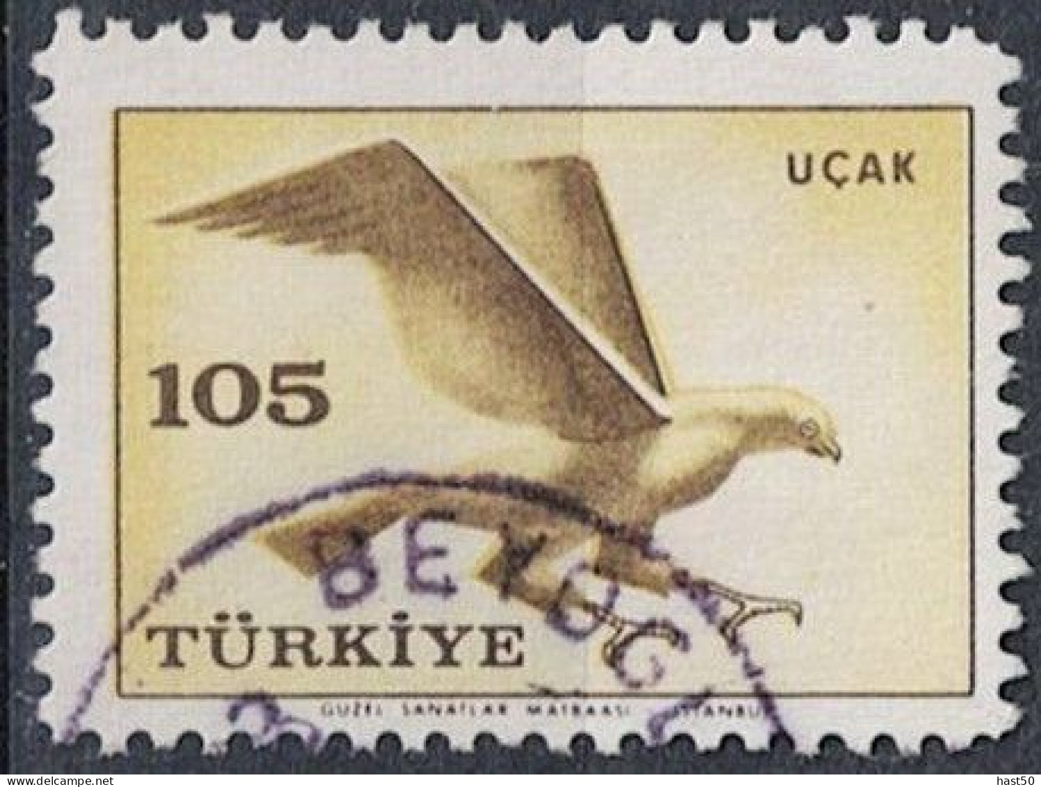 Türkei Turkey Turquie - Adler (Aquila Sp.) (MiNr: 1663) 1959 - Gest Used Obl - Gebraucht