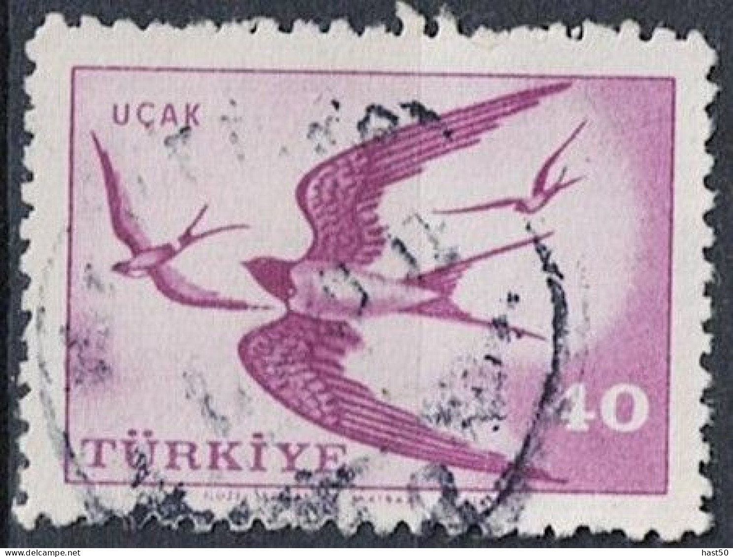 Türkei Turkey Turquie - Rauchschwalbe (Hirundo Rustica) (MiNr: 1660) 1959 - Gest Used Obl - Gebruikt