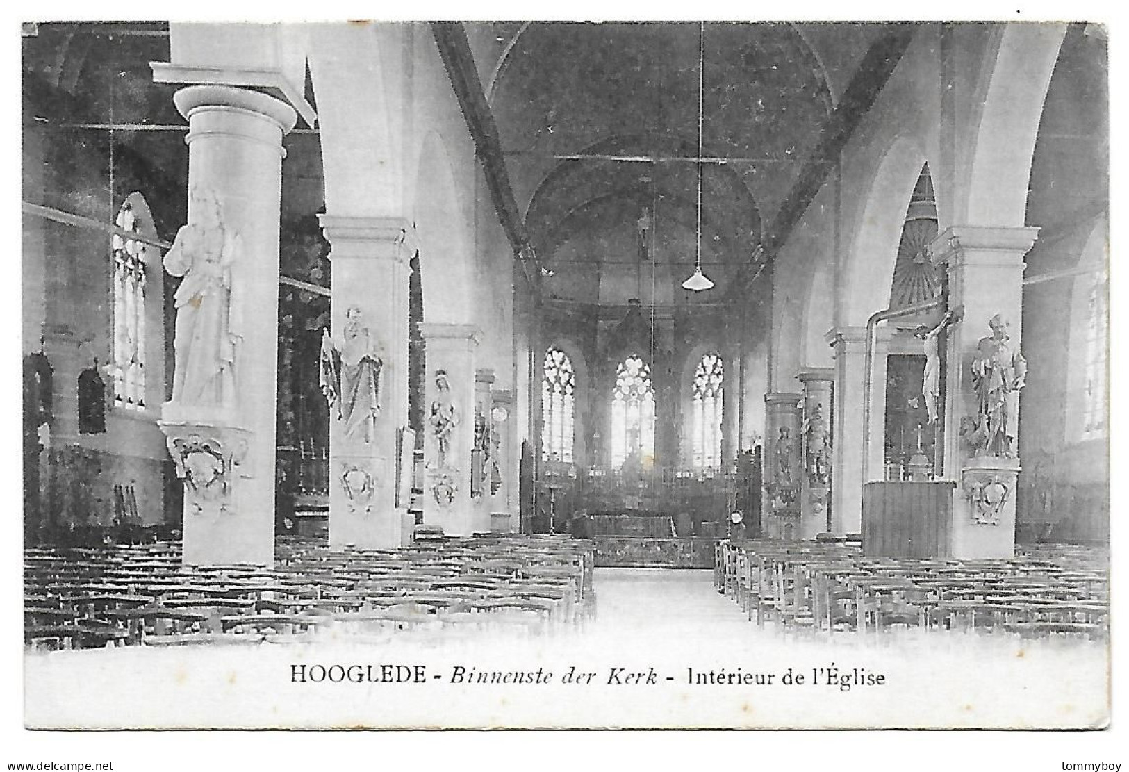 CPA Hooglede, Binnenste Der Kerk - Hooglede