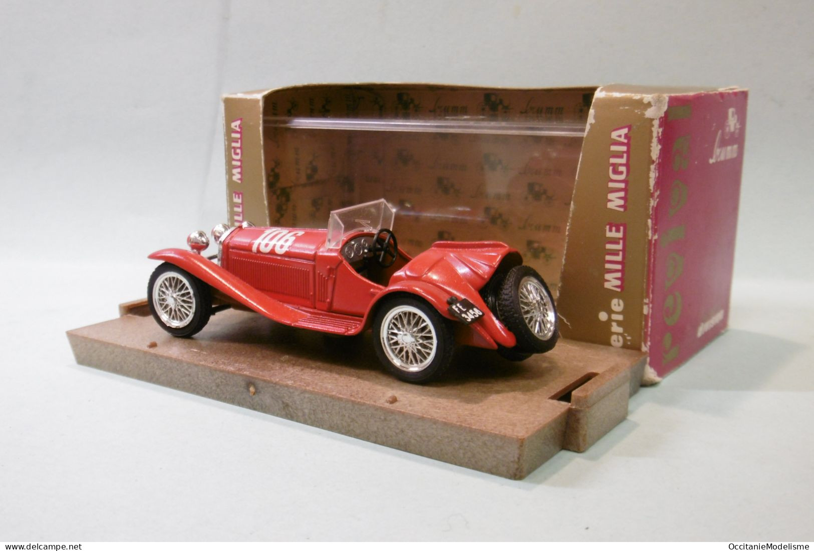 Brumm - ALFA ROMEO 2300 N° 106 Mille Miglia 1932 Réf. R78 BO 1/43 - Brumm